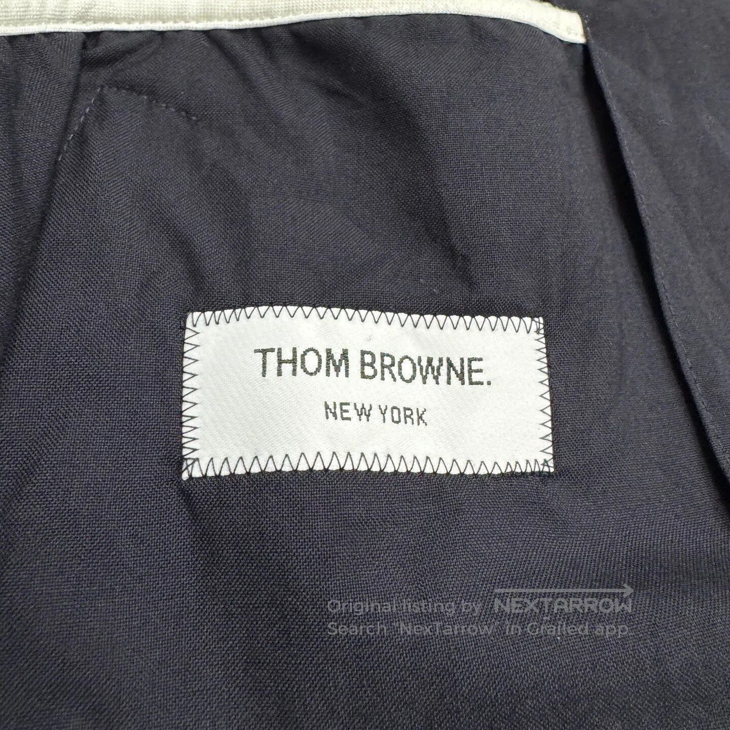 Thom Browne Thom Browne Four-bar wool jacket| Size US XL / EU 56 / 4 - 3 Thumbnail