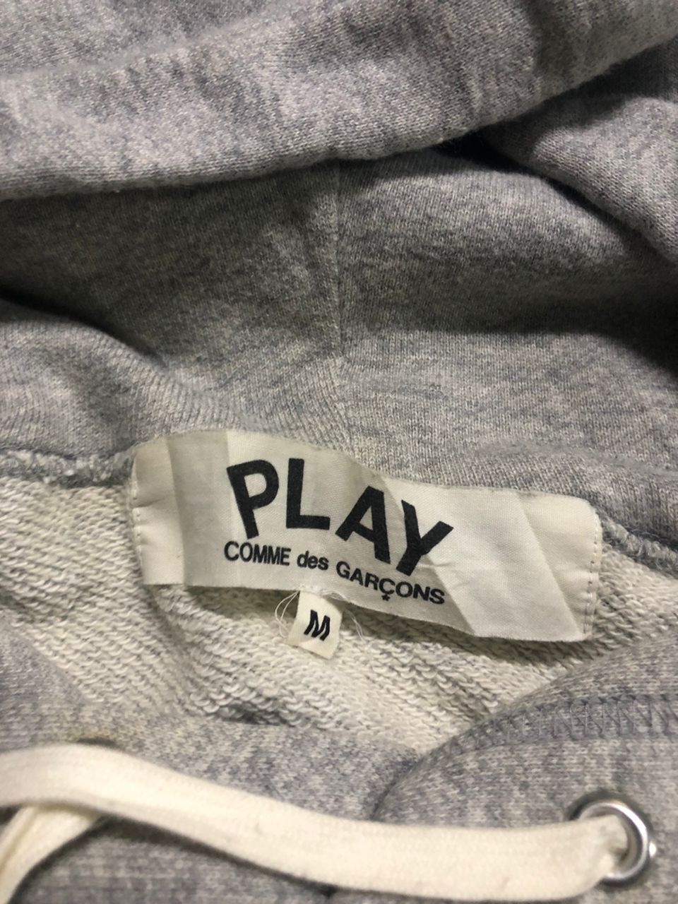 Comme des Garcons PLAY Comme Des Garcons Play Hoodie Fullover Grey AD2012 Size US M / EU 48-50 / 2 - 13 Thumbnail