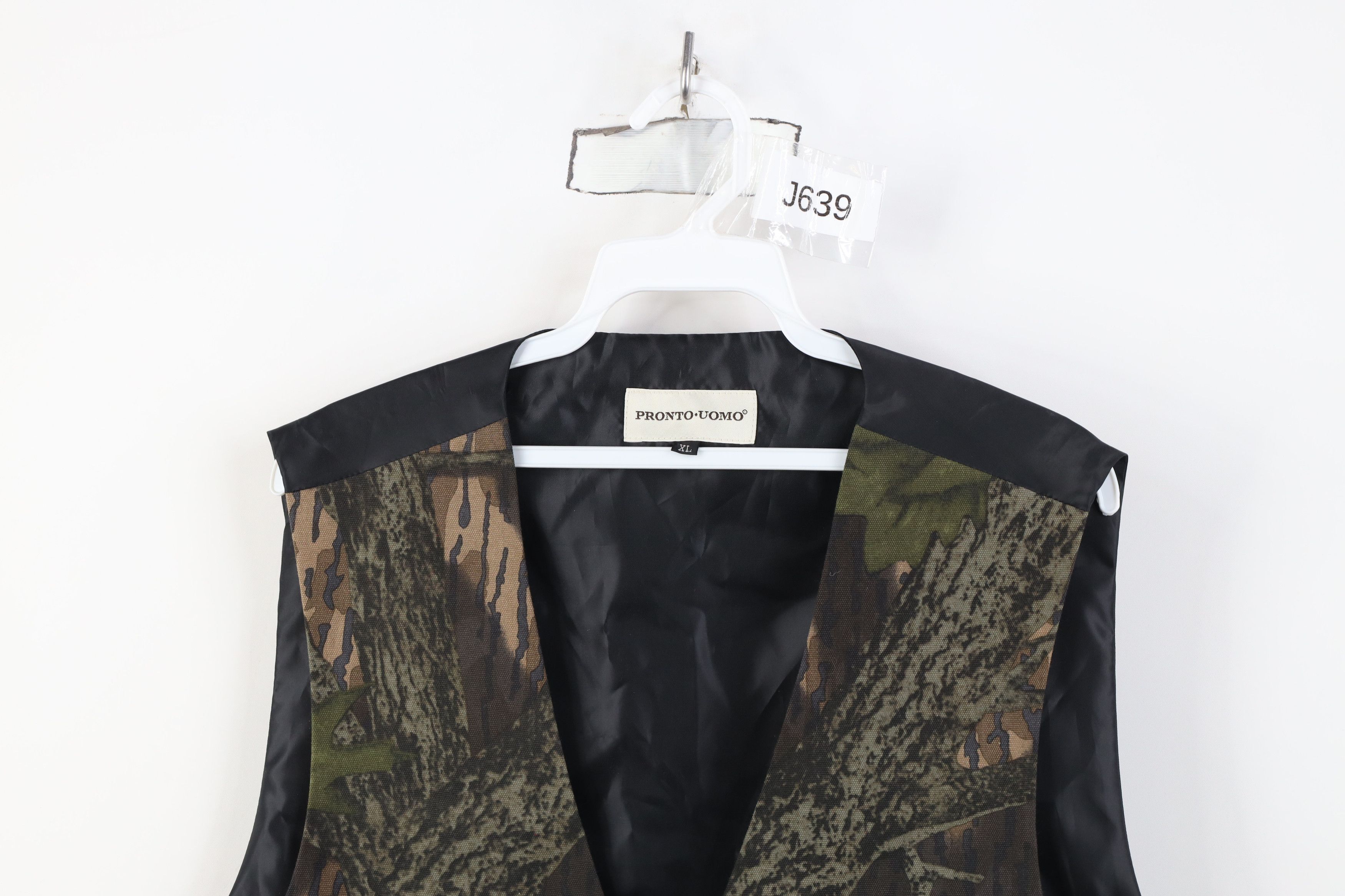 Vintage Vintage 90s Streetwear Dapper Camouflage Suit Vest Jacket Size US XL / EU 56 / 4 - 2 Thumbnail