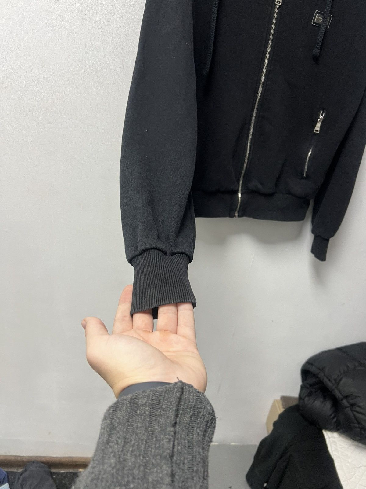Dolce & Gabbana Dolce Gabbana Zip Hoodie Black Size US M / EU 48-50 / 2 - 11 Thumbnail
