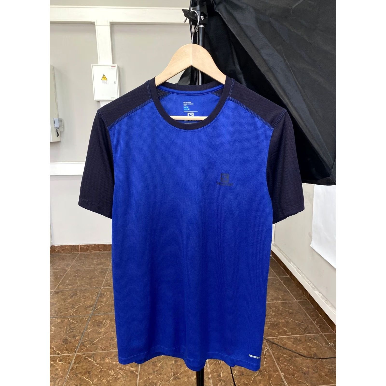 Salomon VINTAGE Salomon Outdoor T-Shirt M Blue Mens Size US M / EU 48-50 / 2 - 2 Thumbnail