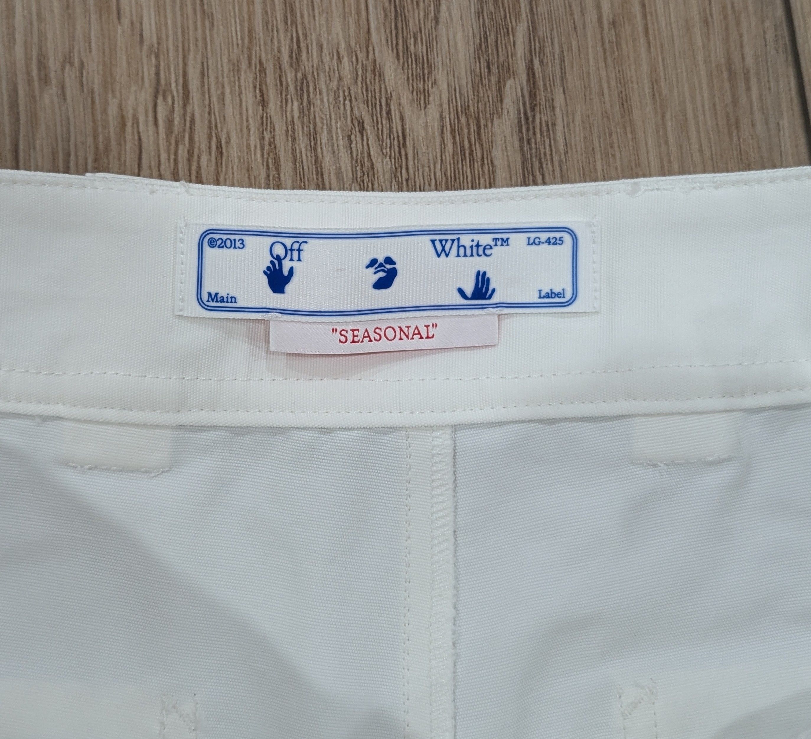 Off-White OFF-WHITE Solid Layer Carpenter Pants White Large Size US 34 / EU 50 - 6 Thumbnail