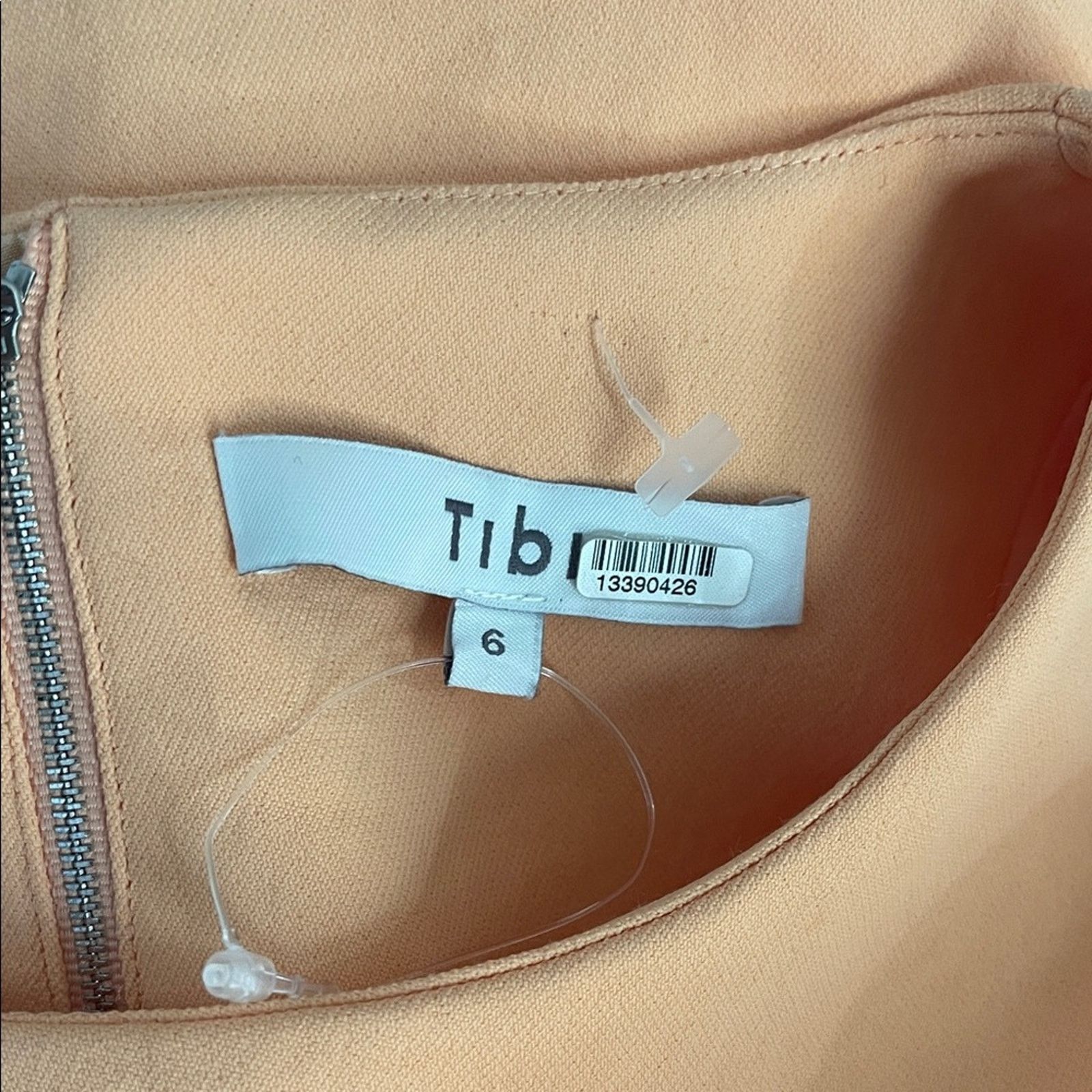Tibi Tibi Chalky Drqpe Origami-Sleeve Orange Mini Shift Dress 6 Size M / US 6-8 / IT 42-44 - 8 Thumbnail