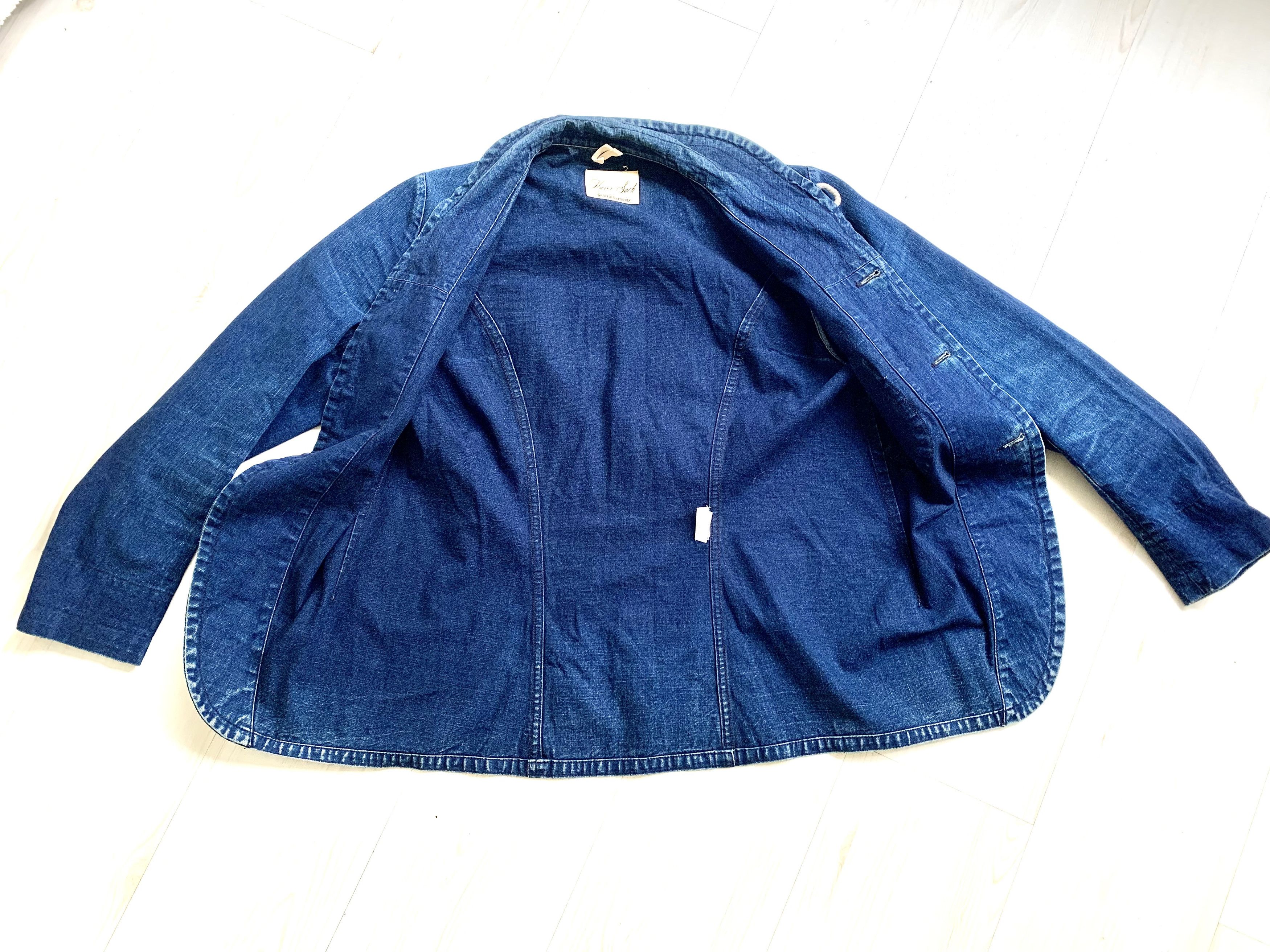 Haversack Japanese Indigo Denim blazer Size 38S - 5 Thumbnail