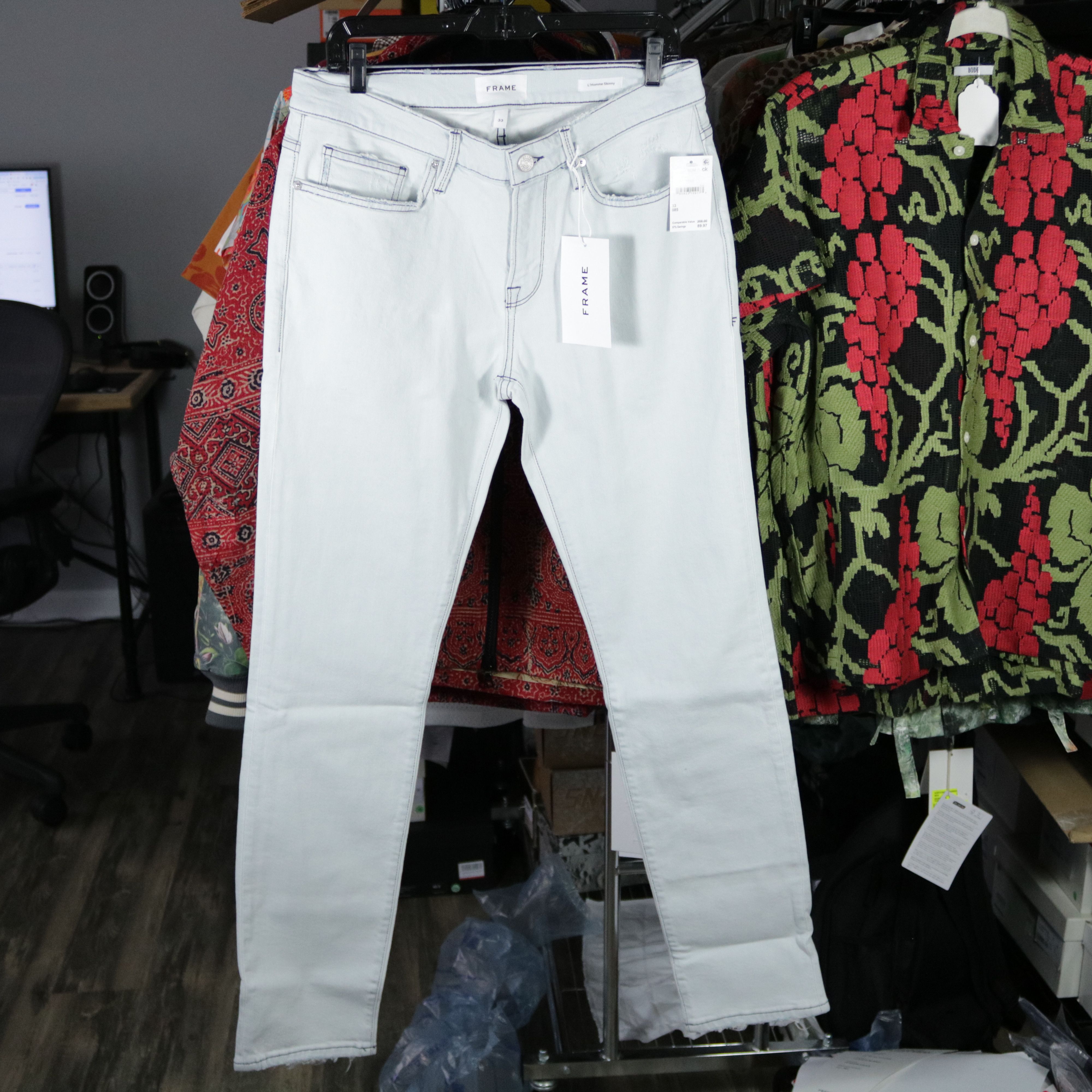 Frame Frame L'Homme Skinny Denim Jeans 33 Size US 33 - 1 Thumbnail