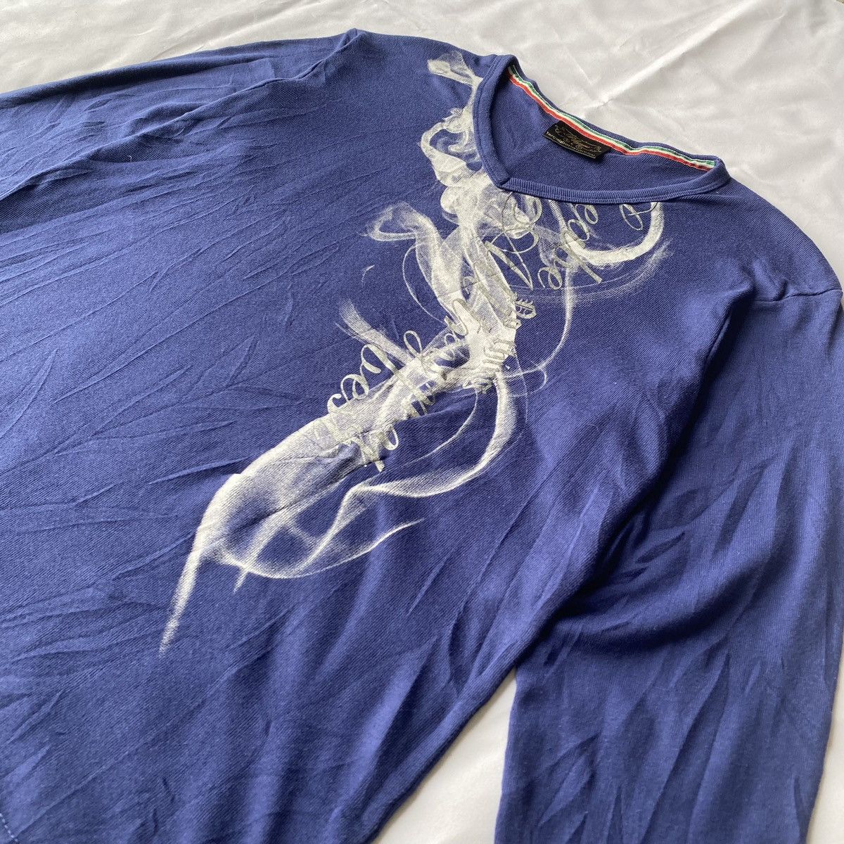 Hysteric Glamour × If Six Was Nine × Japanese Brand Japanese Vintage Poem Smoke Punk Style Long Sleeve Size US L / EU 52-54 / 3 - 5 Thumbnail