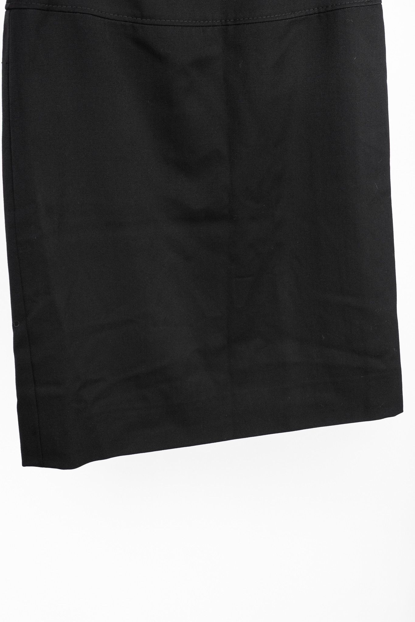 Valentino Valentino Black Wool Ruffle-Waist Pencil Skirt Size 30" / US 8 / IT 44 - 5 Thumbnail