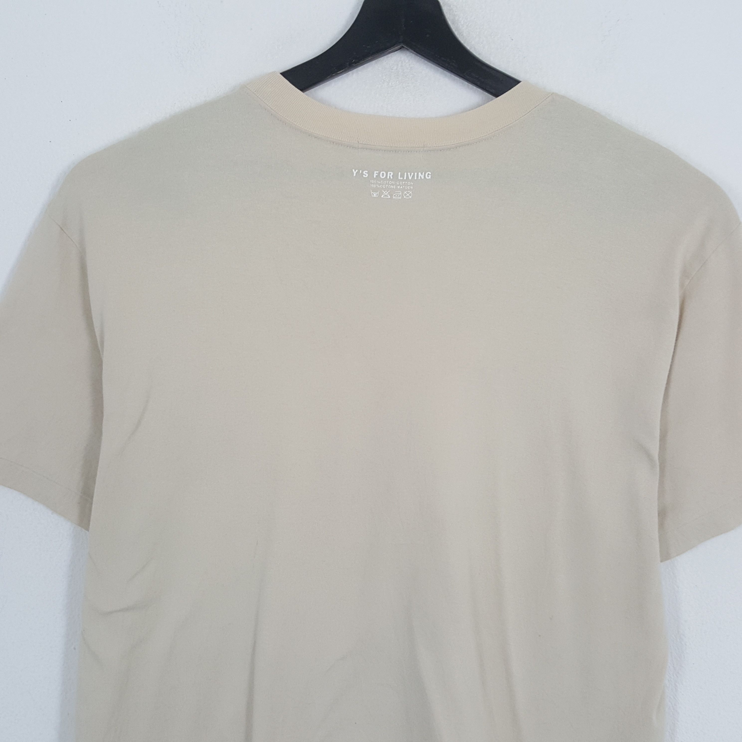Vintage × Y's × Yohji Yamamoto Y'S FOR LIVING by YOHJI YAMAMOTO Designer Tshirt Size US L / EU 52-54 / 3 - 4 Thumbnail