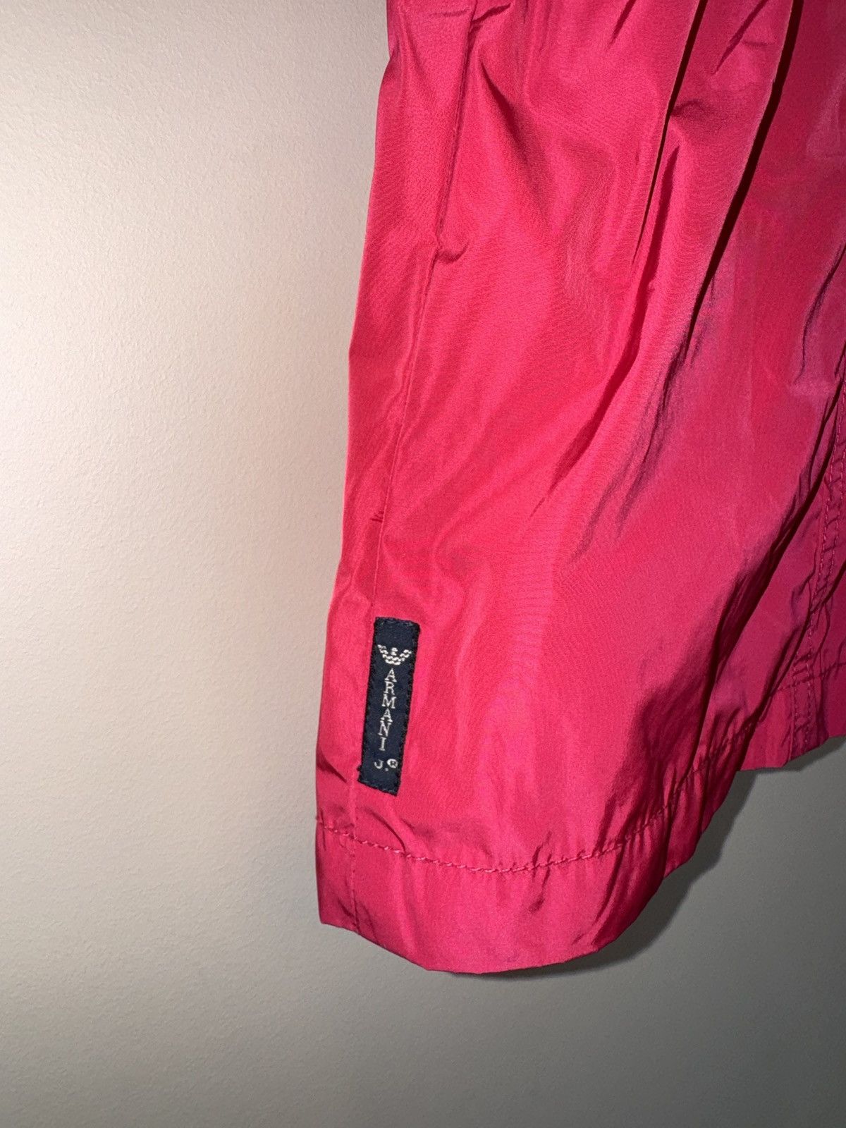 Armani Armani Jeans pink coat trench women rare vintage jacket Size M / US 6-8 / IT 42-44 - 5 Thumbnail