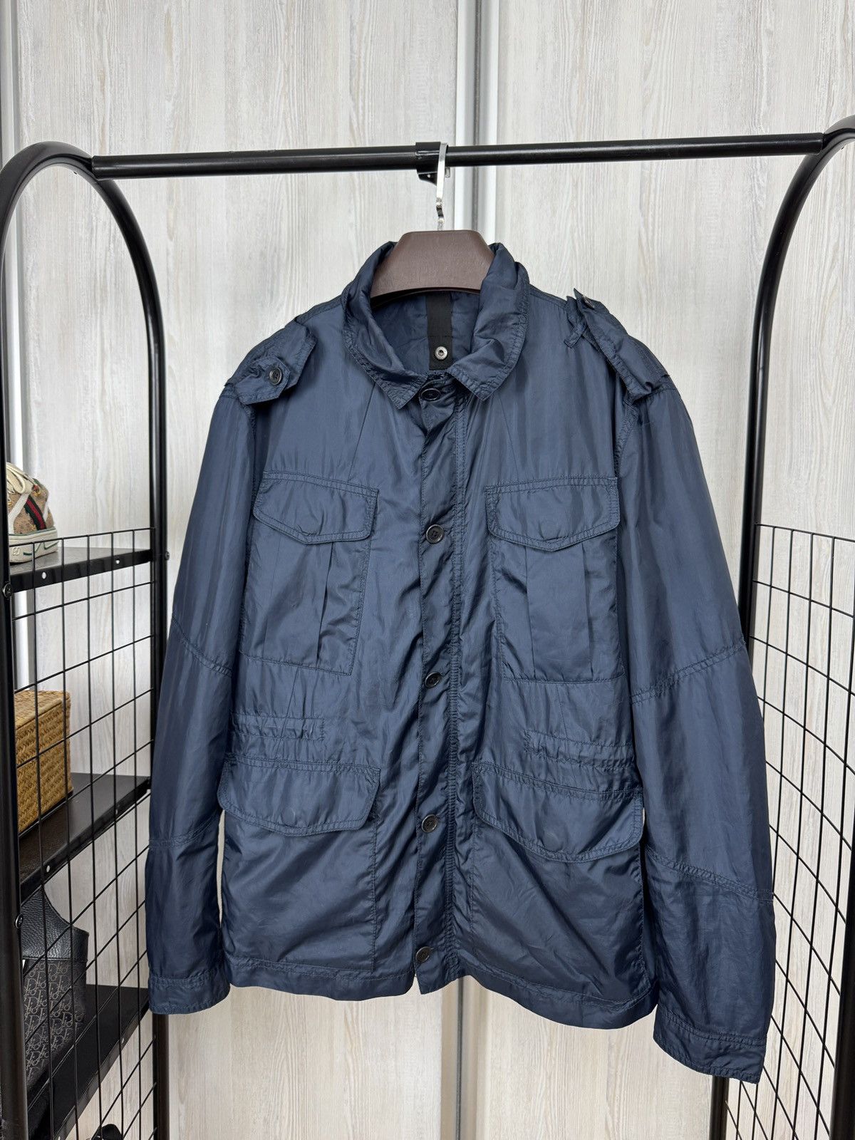 Acne Studios Acne Studios Alexander NY SS12 lightweight shimmer jacket Size US L / EU 52-54 / 3 - 1 Thumbnail
