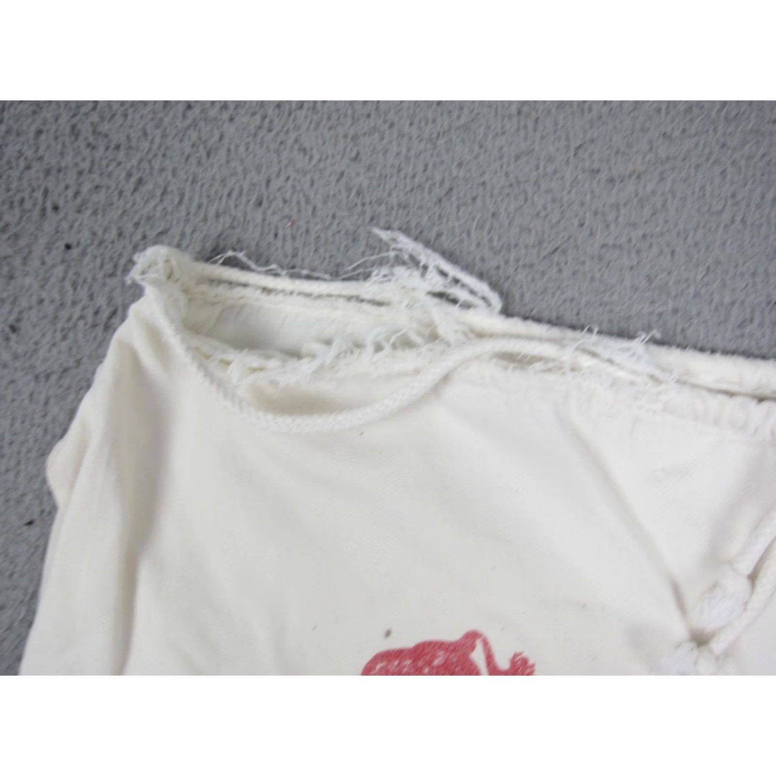 Vintage Vintage USSR Tobacco Shorts Mens One Size White Red Bison Rice Sack 70s Size US 35 - 5 Thumbnail