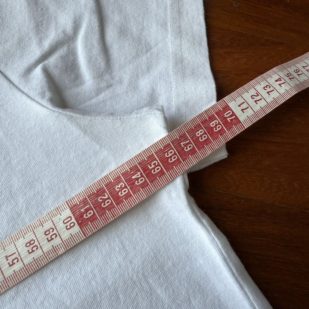Off-White Off-White silver white tape baggy tee size XL Size US XL / EU 56 / 4 - 8 Thumbnail