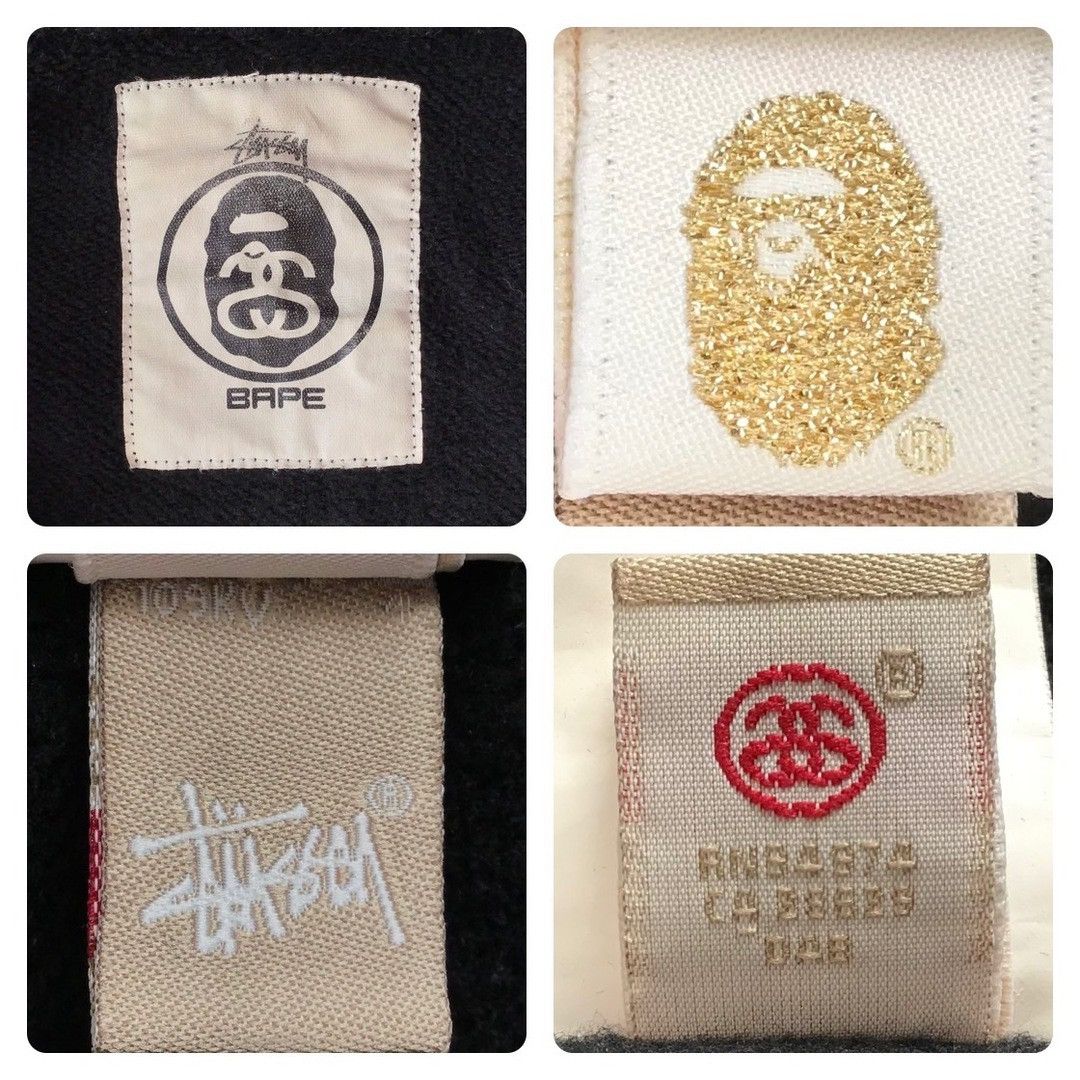 Bape STUSSY × BAPE CAMO Shark Full Zip Hoodie a bathing ape NIGO Size US M / EU 48-50 / 2 - 10 Thumbnail
