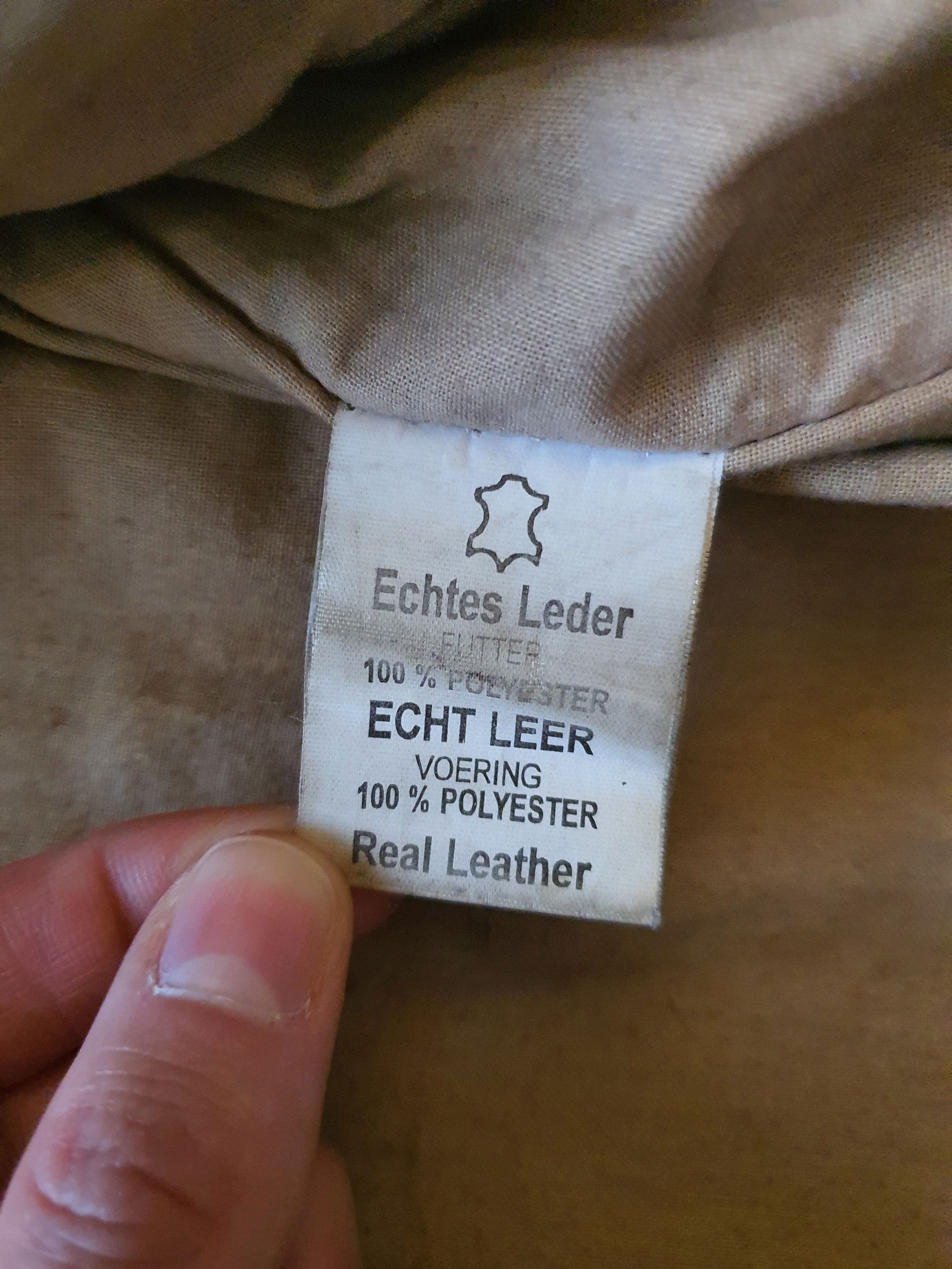 Genuine Leather AKASO - Leather Chore Work Early Flight Jacket - Heavy Size US XL / EU 56 / 4 - 8 Thumbnail