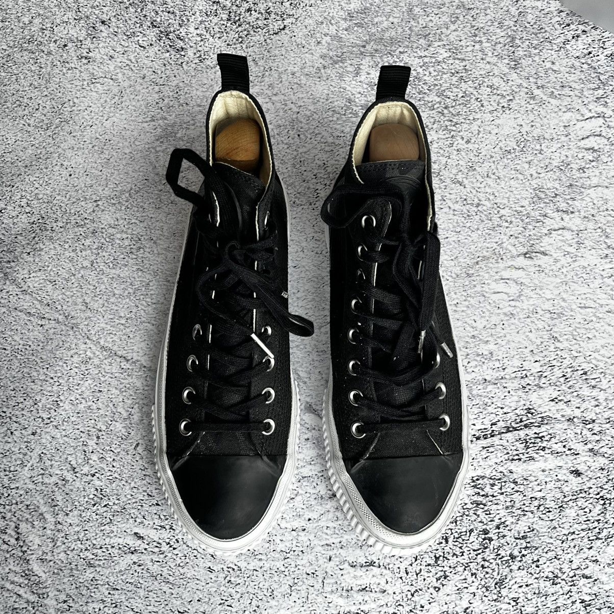 Alexander McQueen McQ Alexander McQueen Black Plimsoll High Top Sneakers Size US 8 / EU 41 - 4 Thumbnail