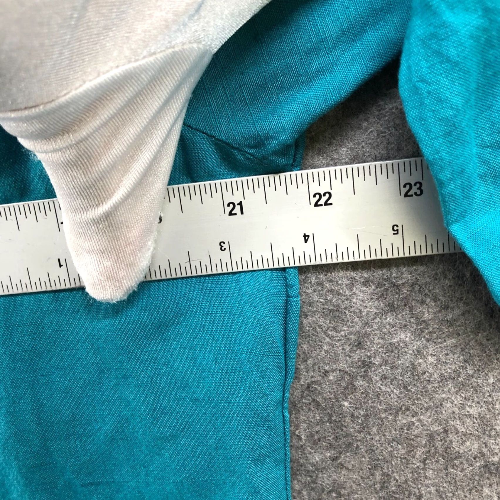 Soft Surroundings Soft Surroundings Blouse Shirt Womens M Blue Teal Linen Blend Pintuck 3/4 Sleeve Tunic Shirt Blouse Beach Bohemian Spring Summer Womens Size M / US 6-8 / IT 42-44 - 7 Thumbnail