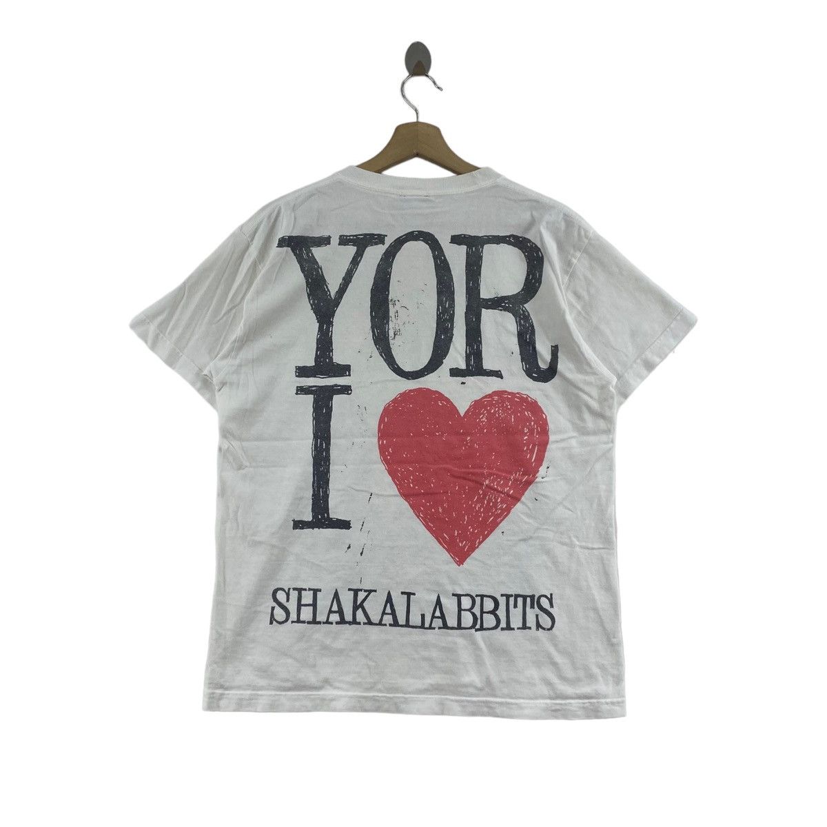 Japanese Brand RNA Inc. x SHAKALABBITS Japanese Band Print Design White Size US M / EU 48-50 / 2 - 3 Thumbnail