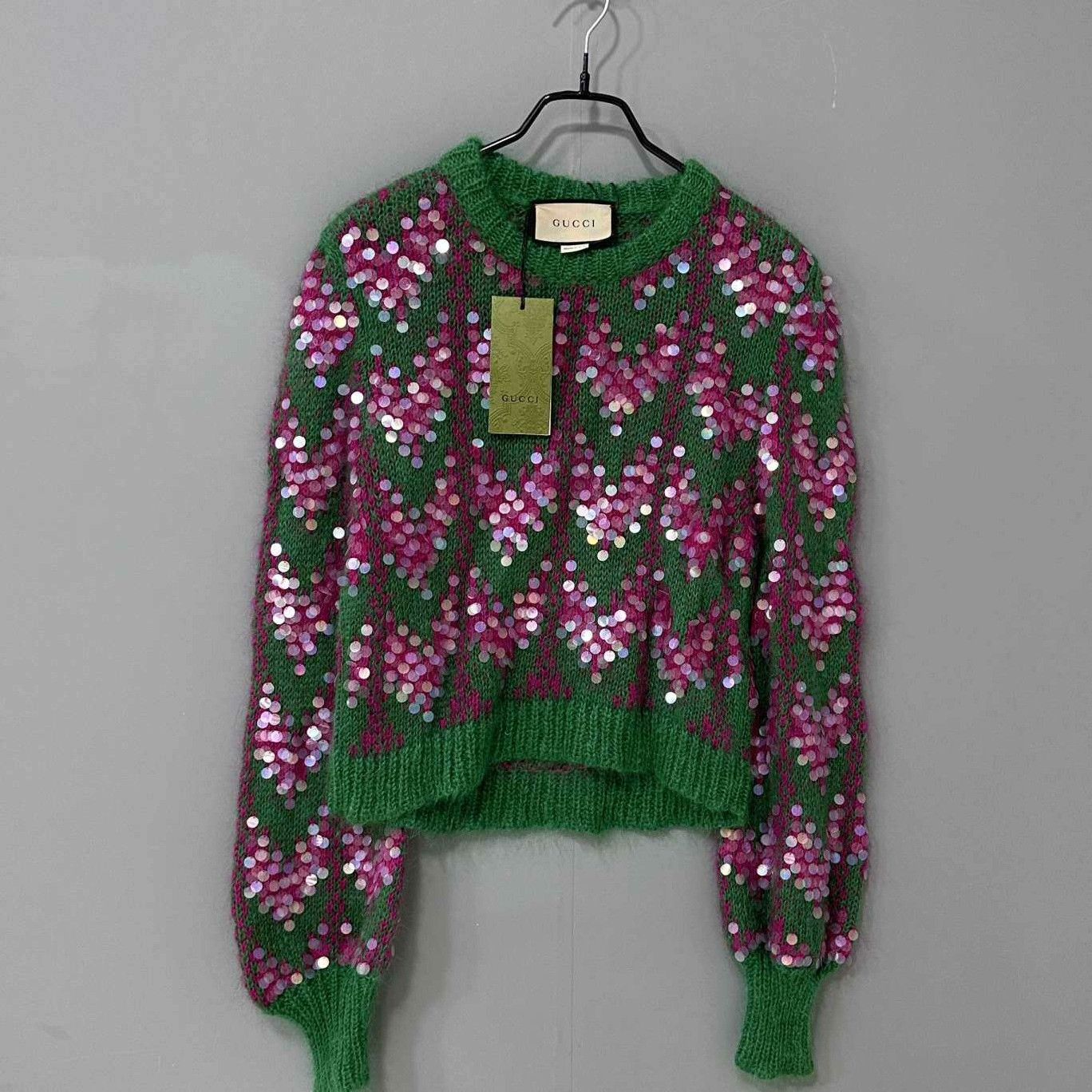 Gucci Gucci Knit Multi Sweater L Women Size L / US 10 / IT 46 - 1 Thumbnail