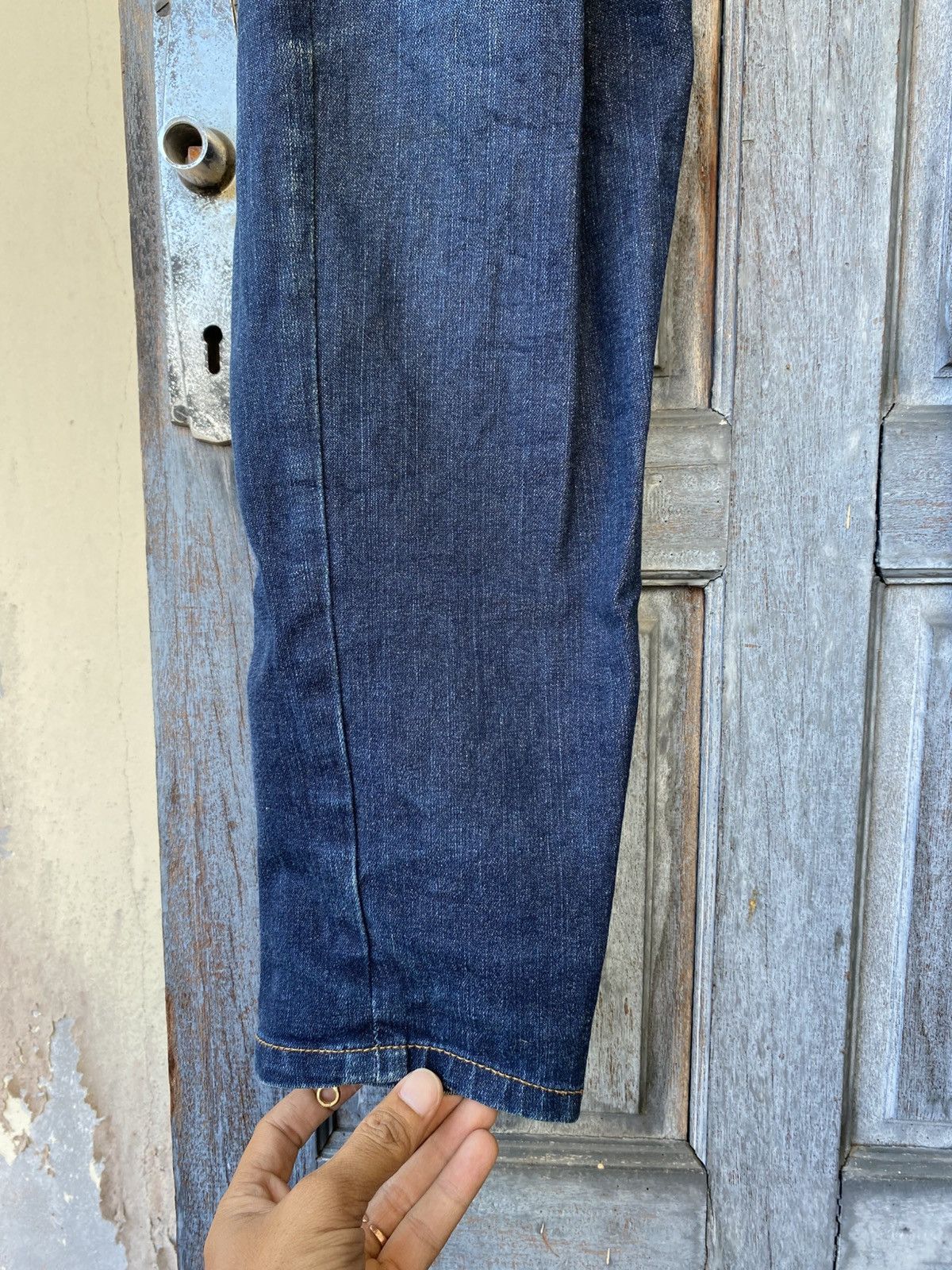 PPFM PPFM Denim Hidden Kimono Print & Gold Zipper Made in Japan Size US 30 / EU 46 - 6 Thumbnail