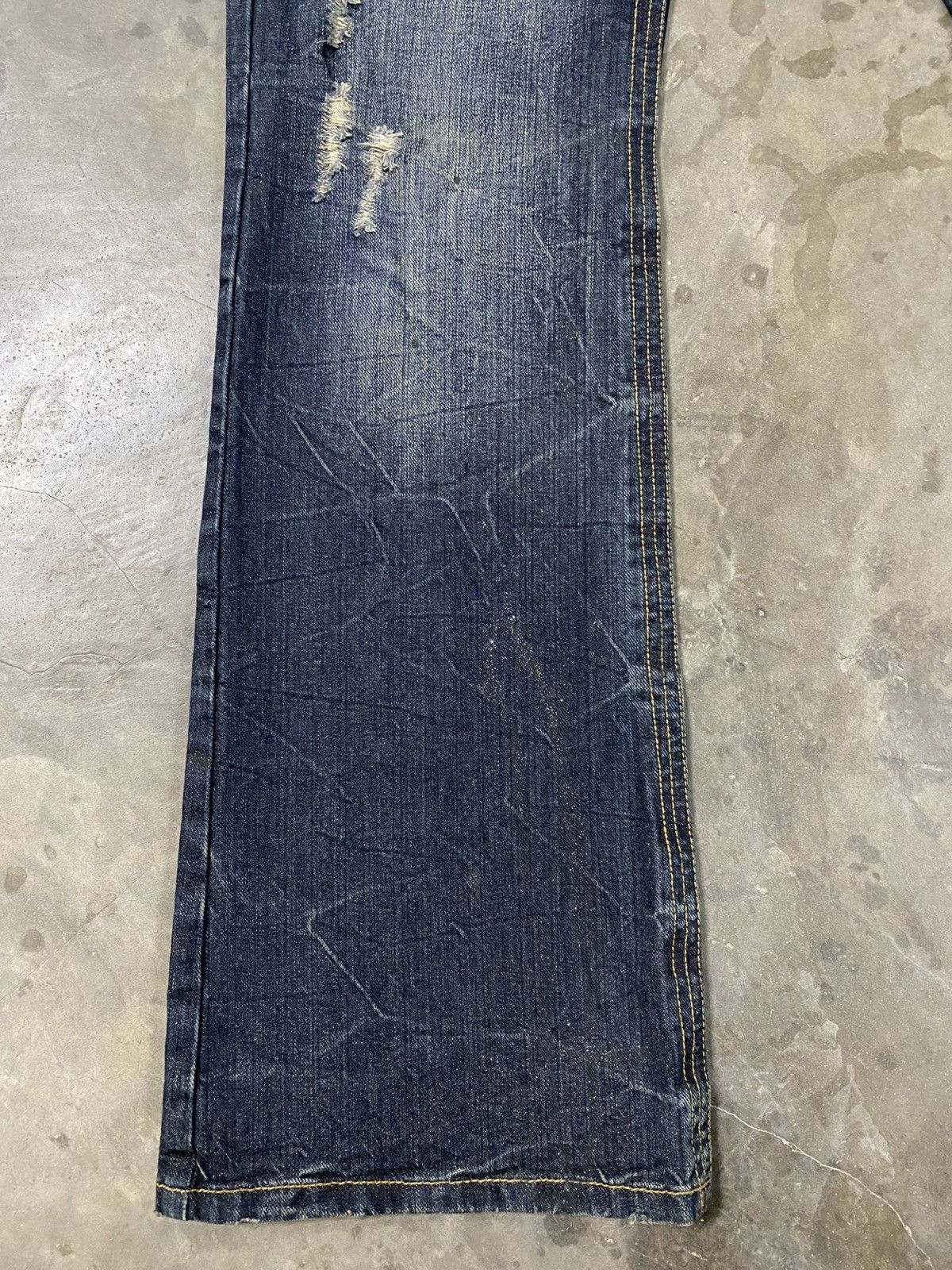 Hysteric Glamour × If Six Was Nine × Le Grande Bleu (L.G.B.) Flare Jeans Japan Original Jeans Clawmark Distressed @279 Size US 34 / EU 50 - 10 Thumbnail