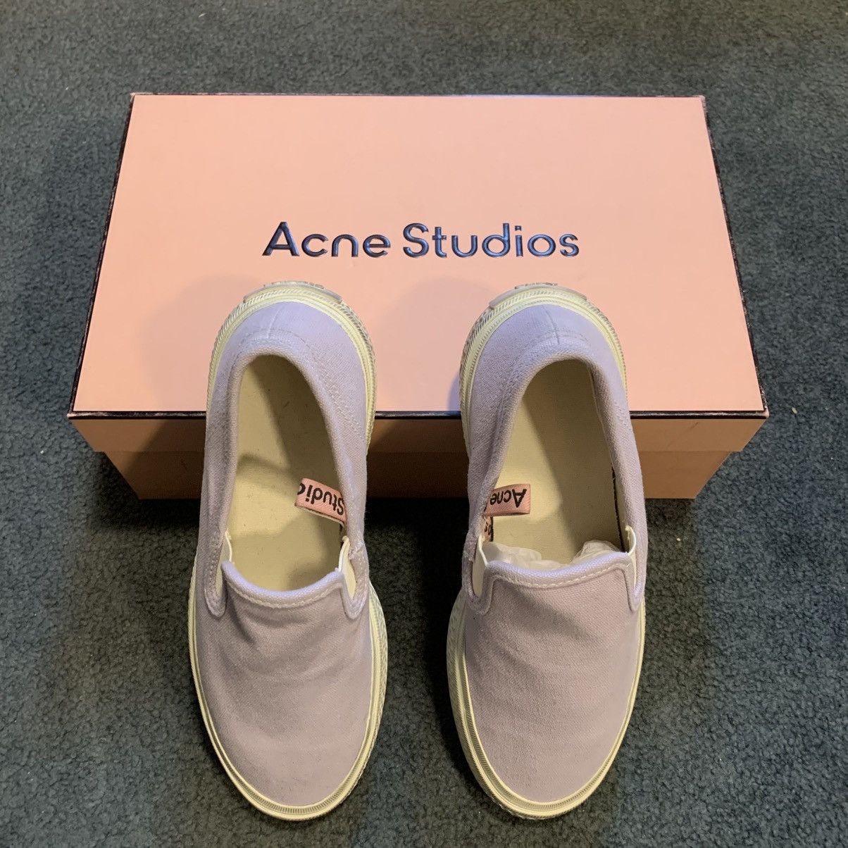 Acne Studios ACNE STUDIOS WOMENS BALLOW TUMBLED SLIP ON SNEAKERS Size US 7 / IT 37 - 2 Thumbnail