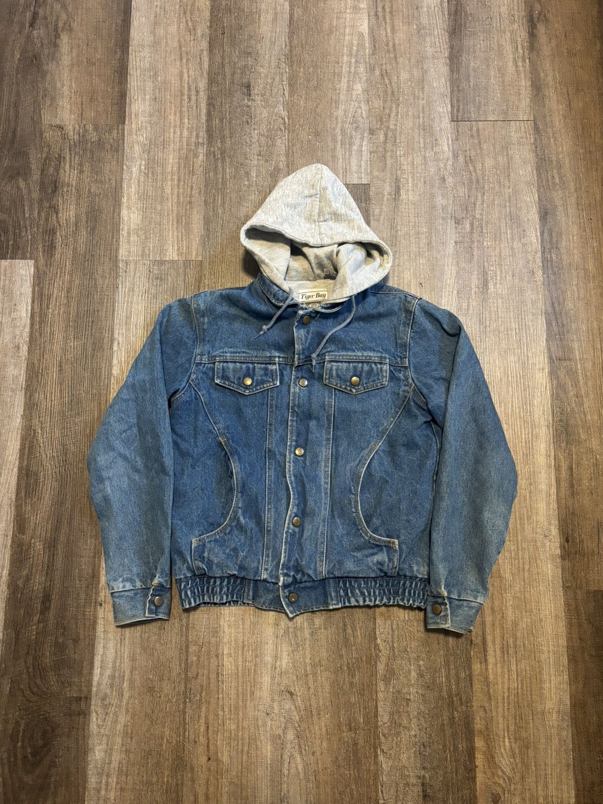 Other Vintage Tiger Bay Denim Jacket Hoodie Size US S / EU 44-46 / 1 - 1 Thumbnail