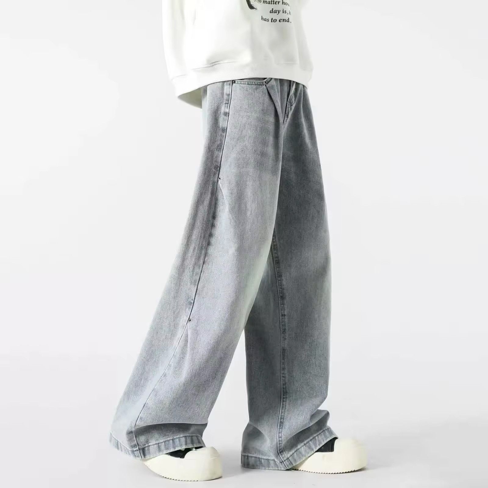 Japanese Brand × Vintage Streetwear Vintage Baggy Jean Size US 31 - 2 Thumbnail