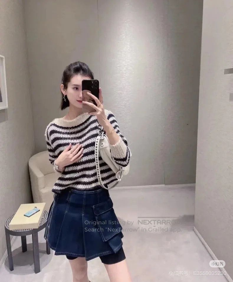 Dior Dior Blue denim skirt Size 26" / US 2 / IT 38 - 7 Thumbnail