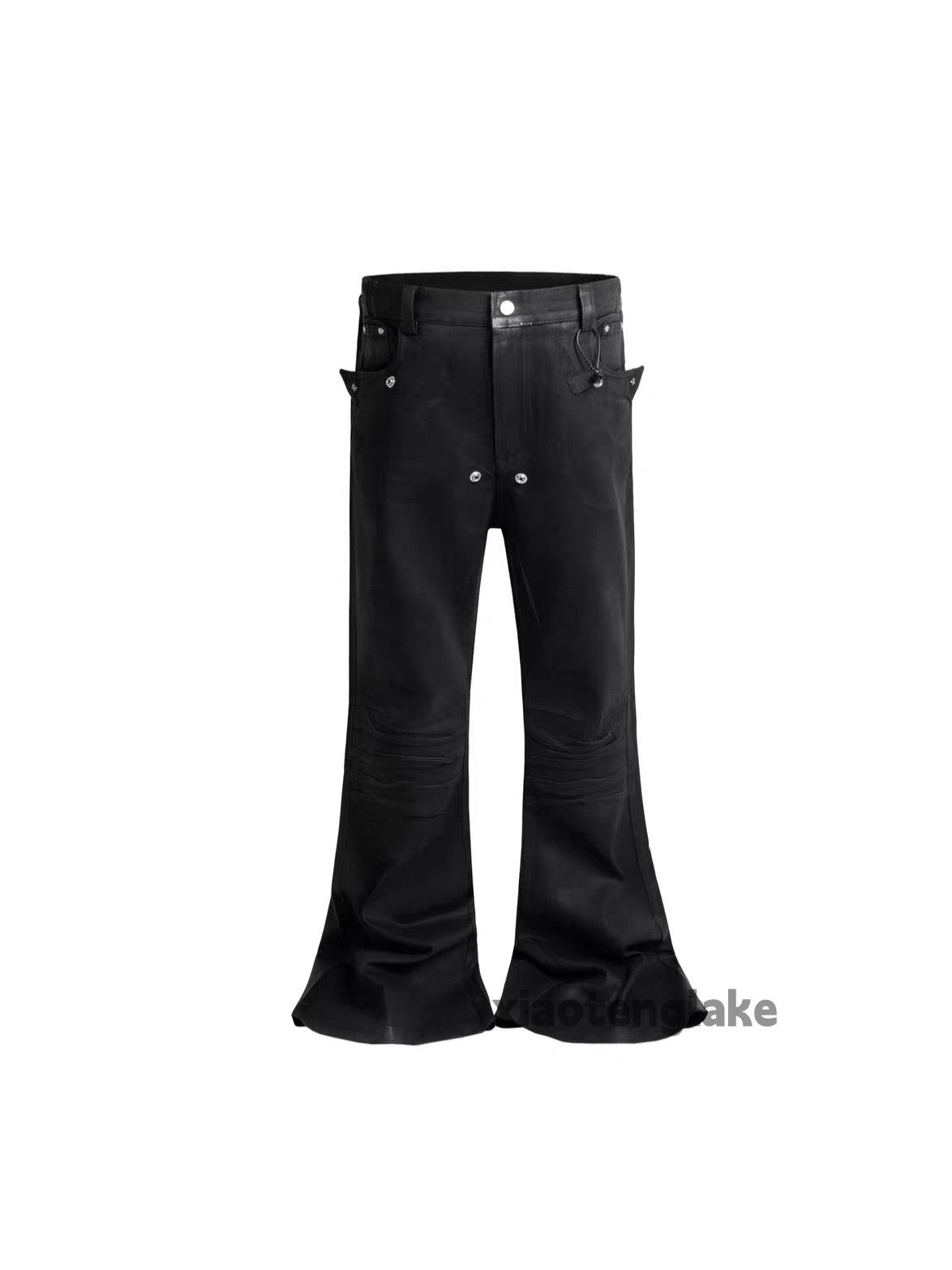 Jean zx vintage punk grunge skate hiphop wax coated jeans Size US 36 / EU 52 - 2 Thumbnail
