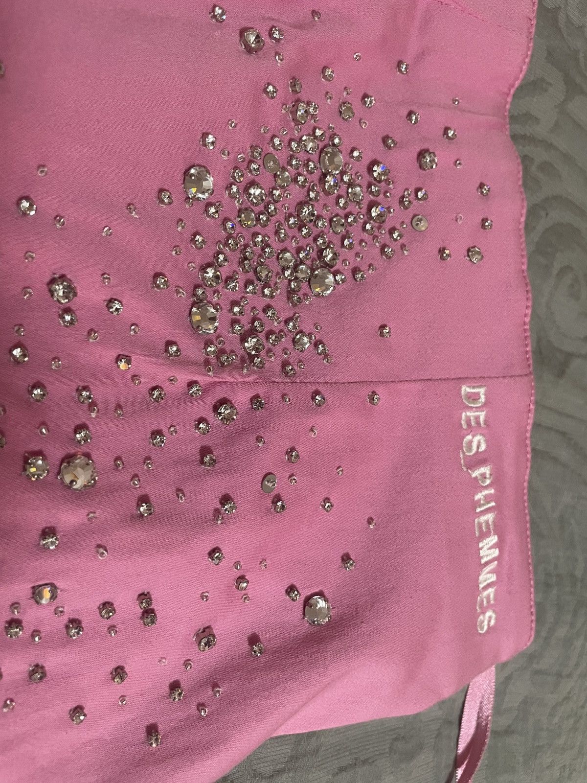 Neiman Marcus DES PHEMMES crystal skirt Size 28" / US 6 / IT 42 - 6 Thumbnail
