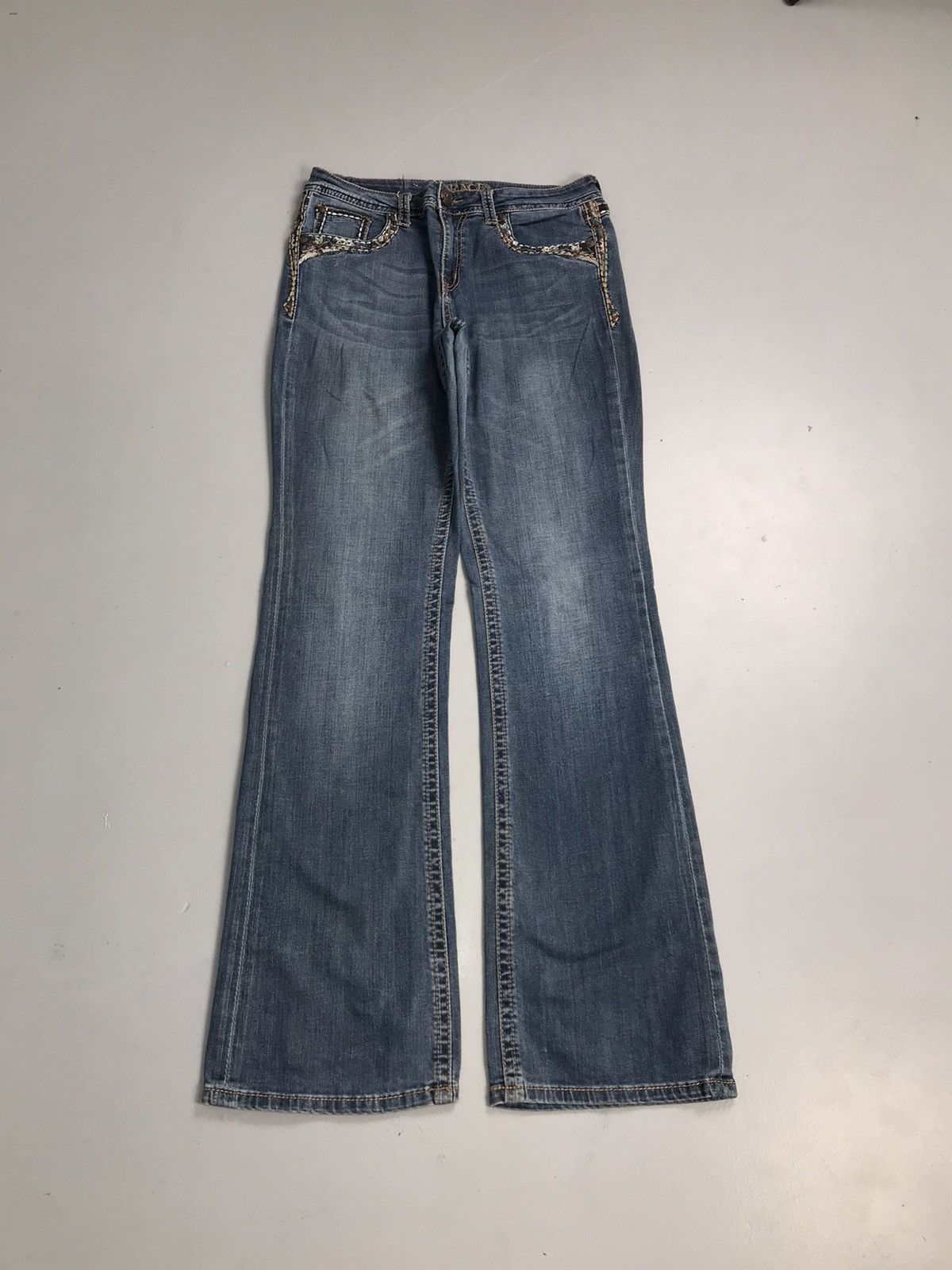 Grace in LA Vintage grace in LA embroidered denim Size 32" / US 10 / IT 46 - 1 Thumbnail
