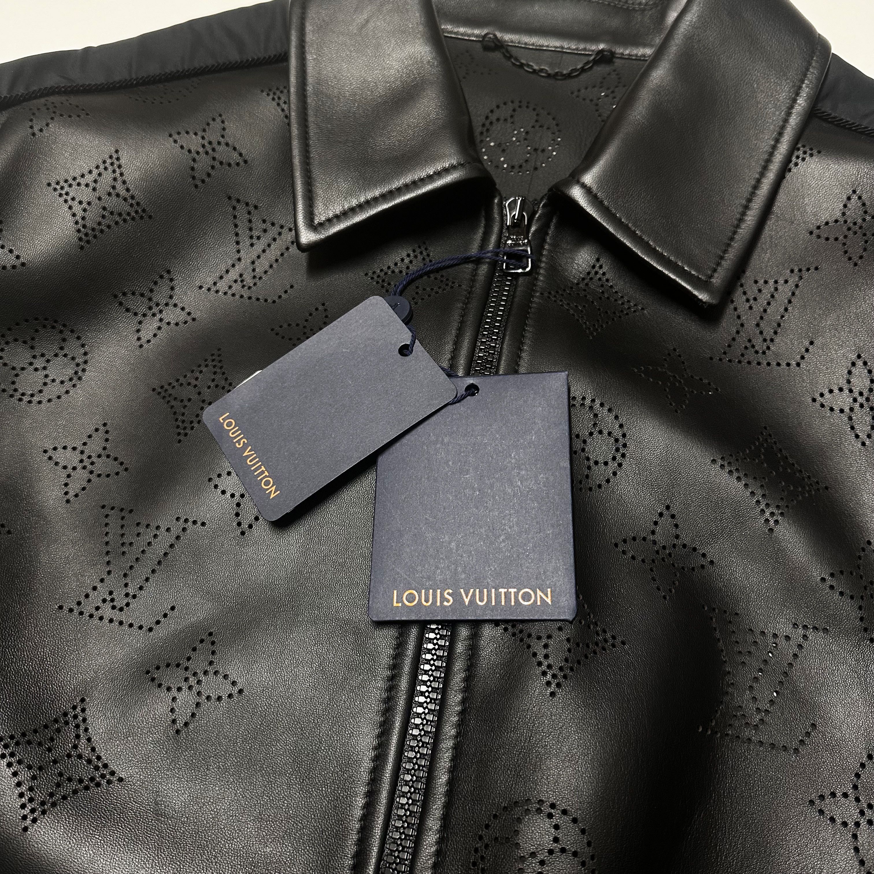 Louis Vuitton Louis Vuitton size 50 M L Leather jacket Monogram LV Size US M / EU 48-50 / 2 - 17 Thumbnail