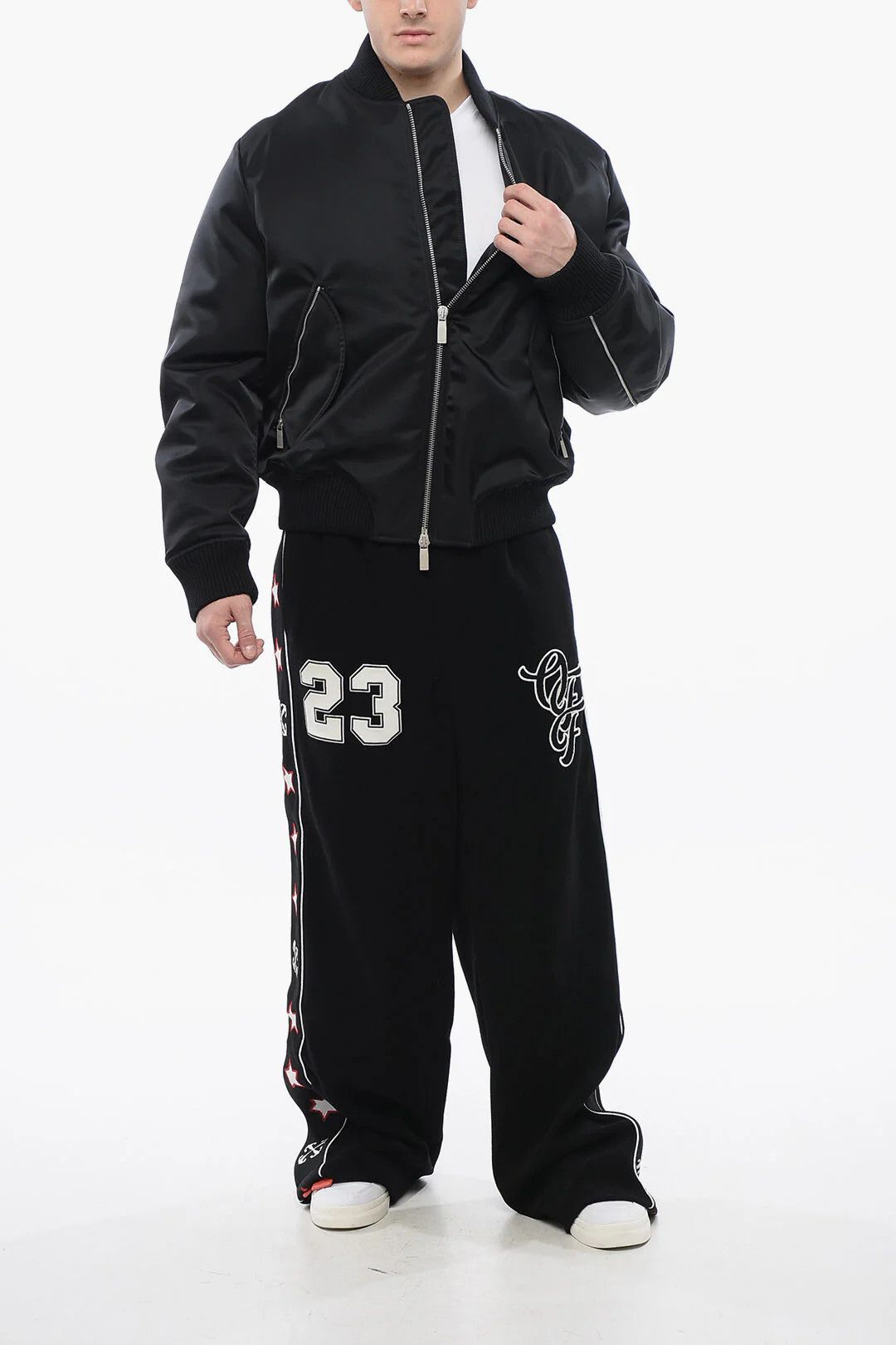 Off-White og1mm0426 Padded Bomber Jacket in Black Size US XXL / EU 58 / 5 - 4 Thumbnail