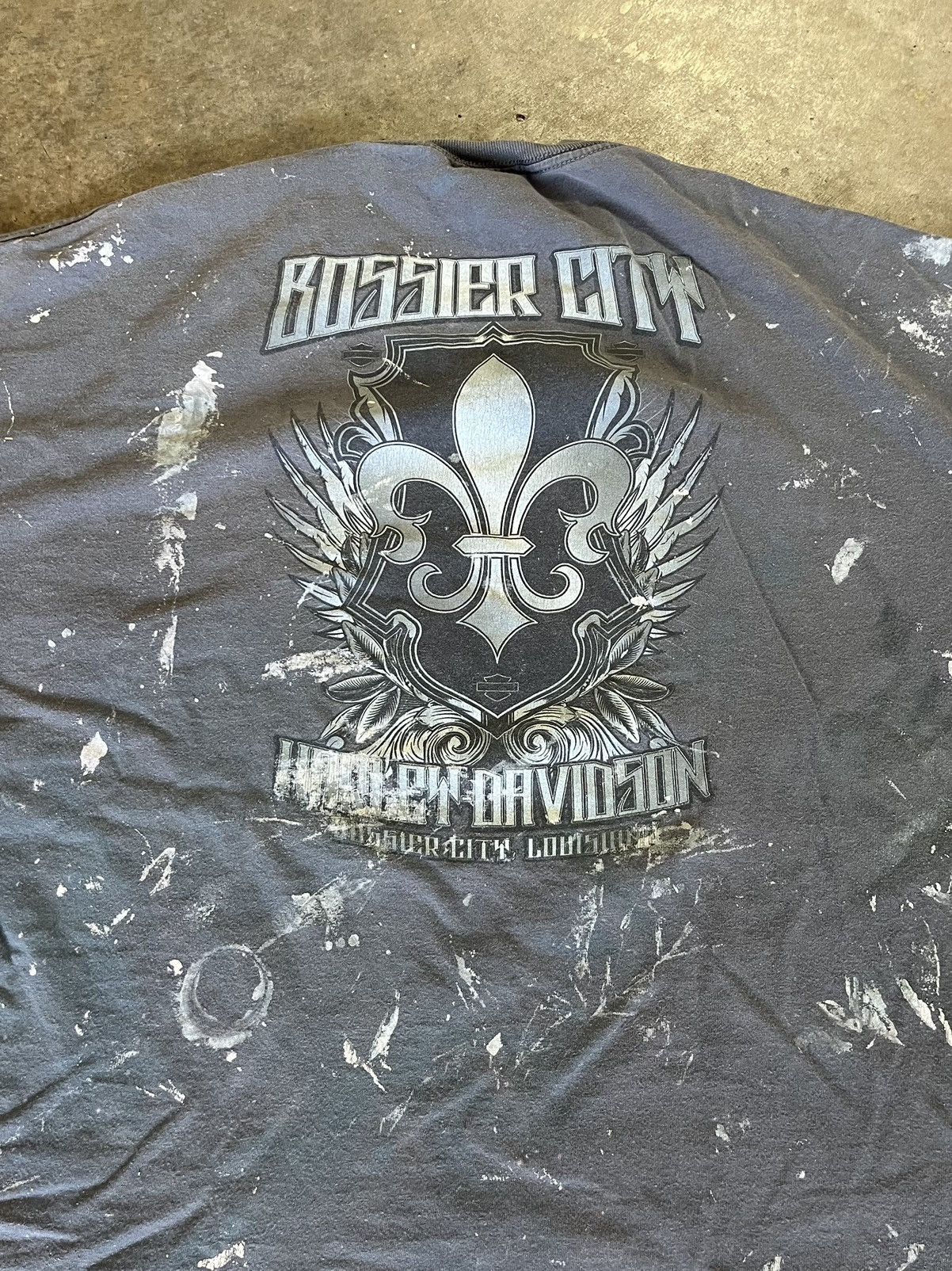 Harley Davidson Thrashed Harley Skull Pocket Tee Size US XXL / EU 58 / 5 - 5 Thumbnail