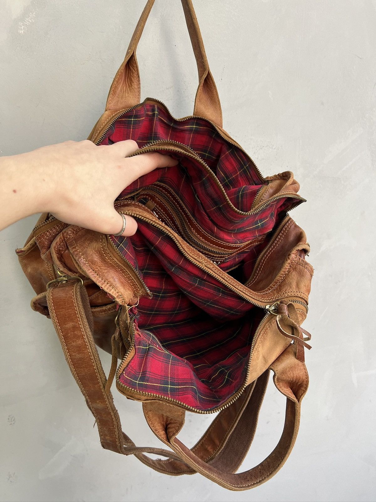 KMRii Kmrii style leather Multipocket shoulder bag y2k Size ONE SIZE - 11 Thumbnail