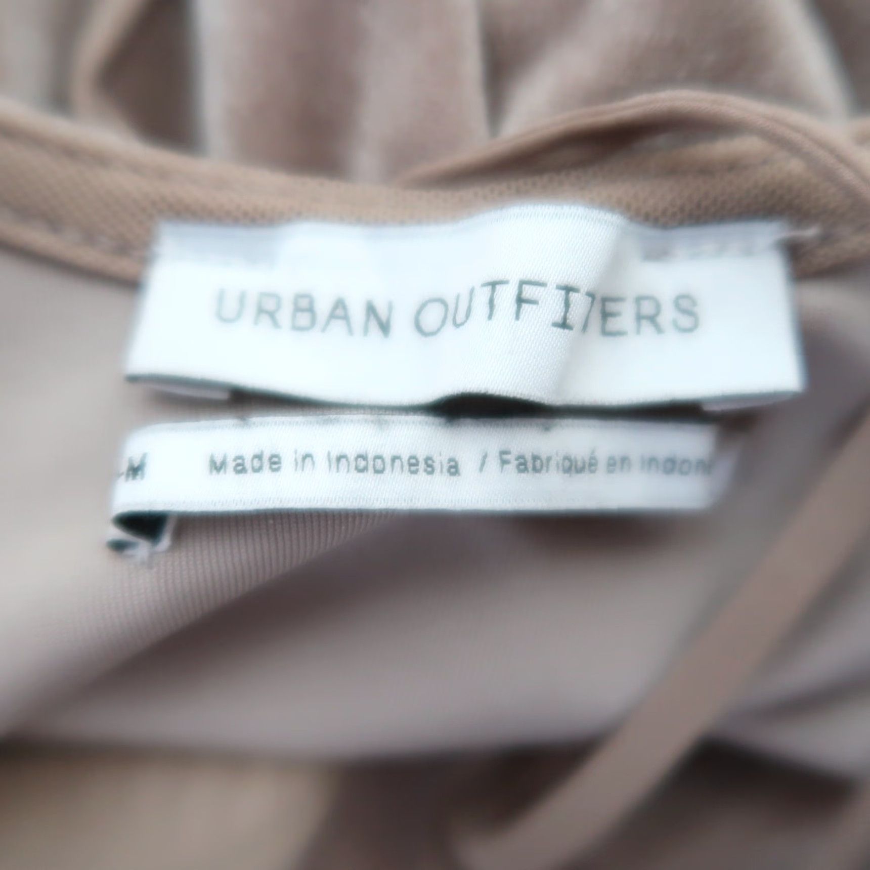 Urban Outfitters VINTAGE Urban Outfitters taupe brown velvet wide leg jumpsuit M Size 32" / US 10 / IT 46 - 6 Thumbnail