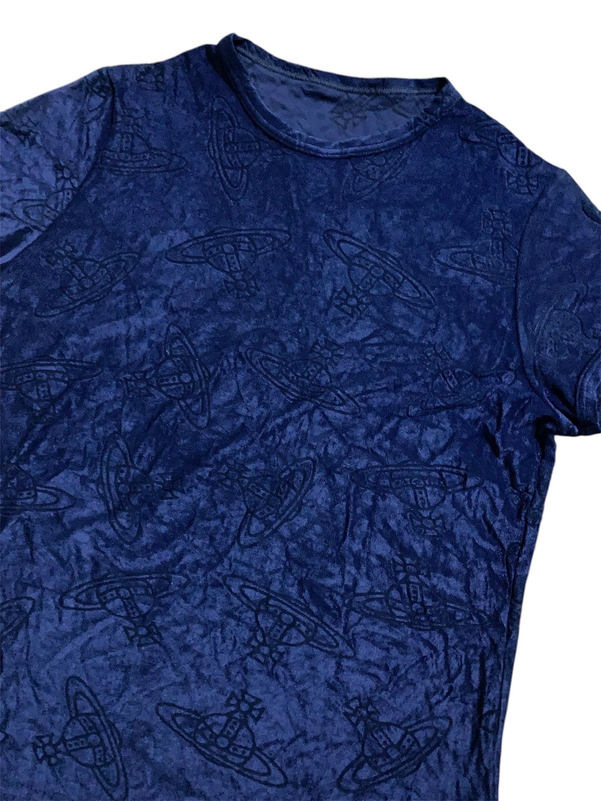 Vivienne Westwood 💥Vivienne Westwood Ocean Rayon Monogram Shirt Size S / US 4 / IT 40 - 4 Thumbnail