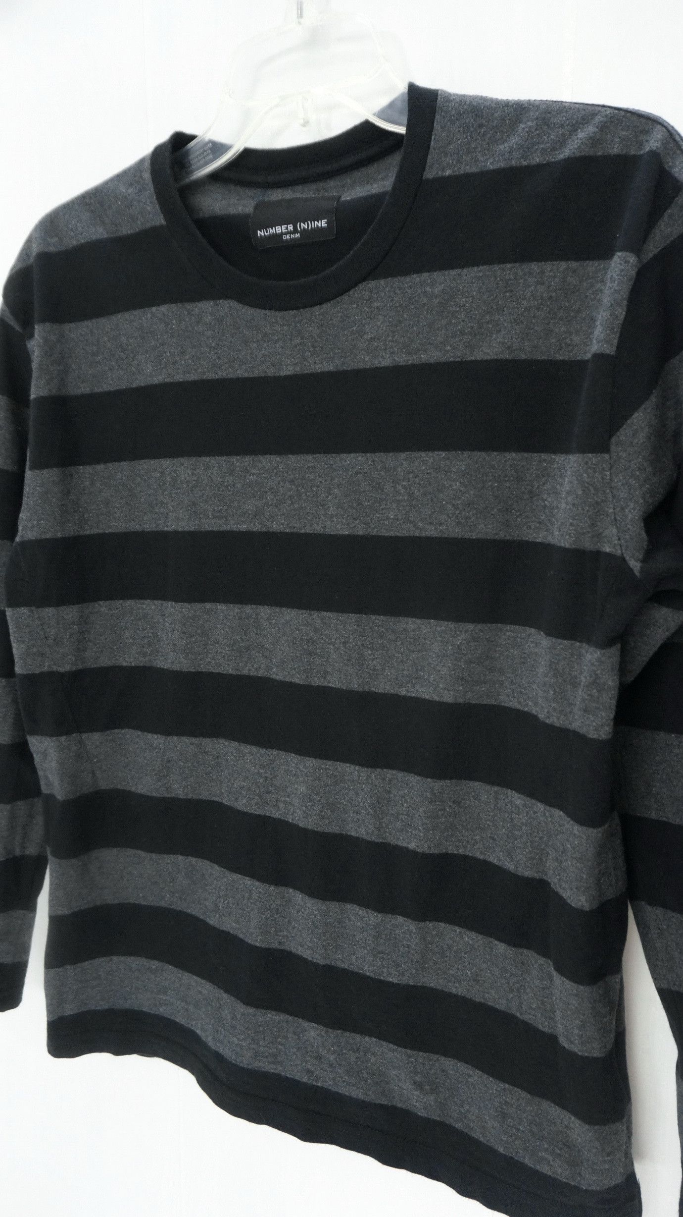 Number (N)ine 🔥 Number Nine Striped Long Sleeve Shirt Size US S / EU 44-46 / 1 - 3 Thumbnail