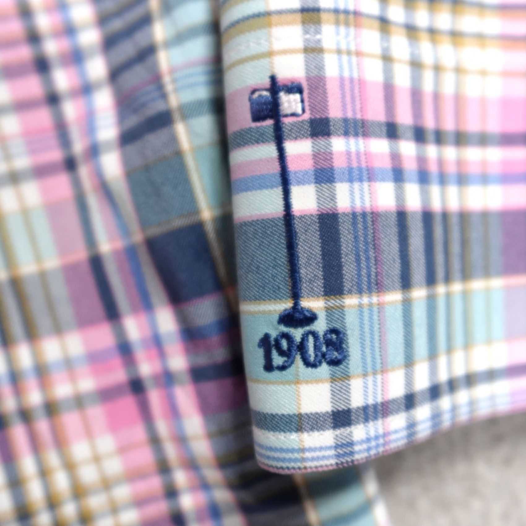 Peter Millar VINTAGE Peter Millar Summer Comfort Shirt 2XL Blue Plaid Long Sleeve North Hills Size US XXL / EU 58 / 5 - 2 Thumbnail