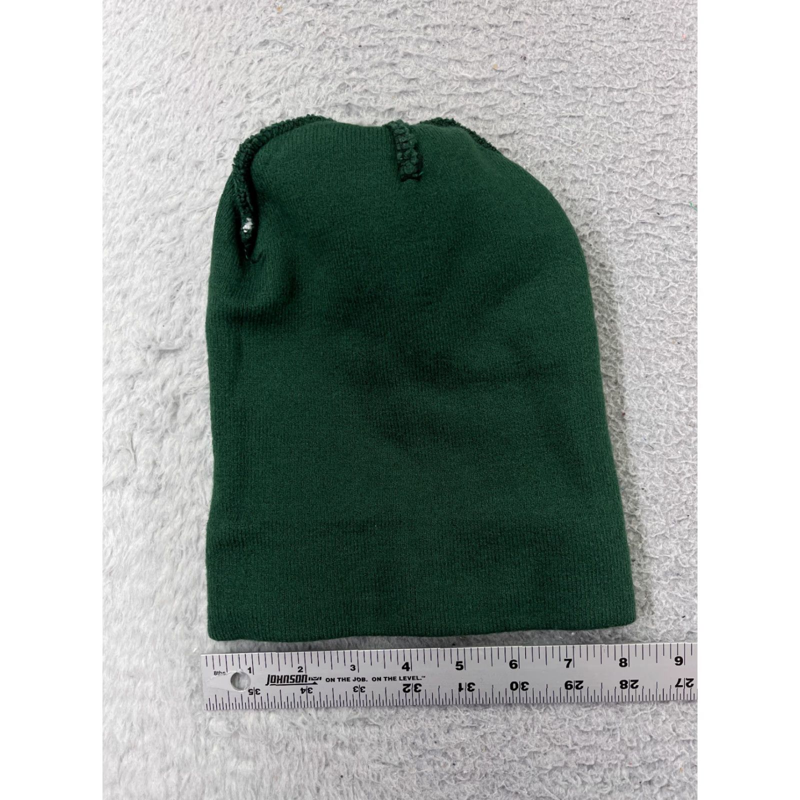 Vintage Utah Valley University Beanie Adult One Size Green Pom Knit Cotton Blend Size ONE SIZE - 6 Thumbnail
