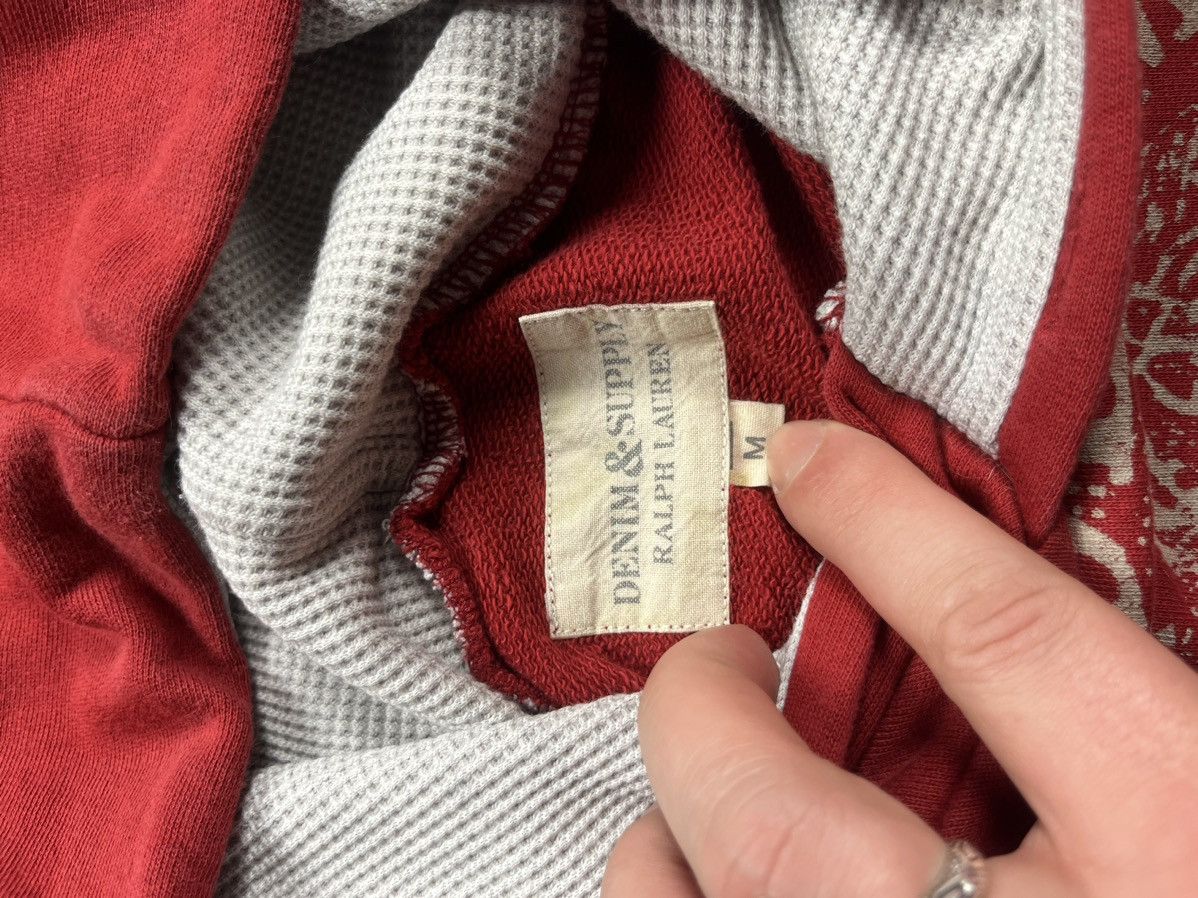 Denim & Supply Ralph Lauren Denim Supply Ralph Lauren Indian Face Red Hoodie Size US M / EU 48-50 / 2 - 4 Thumbnail