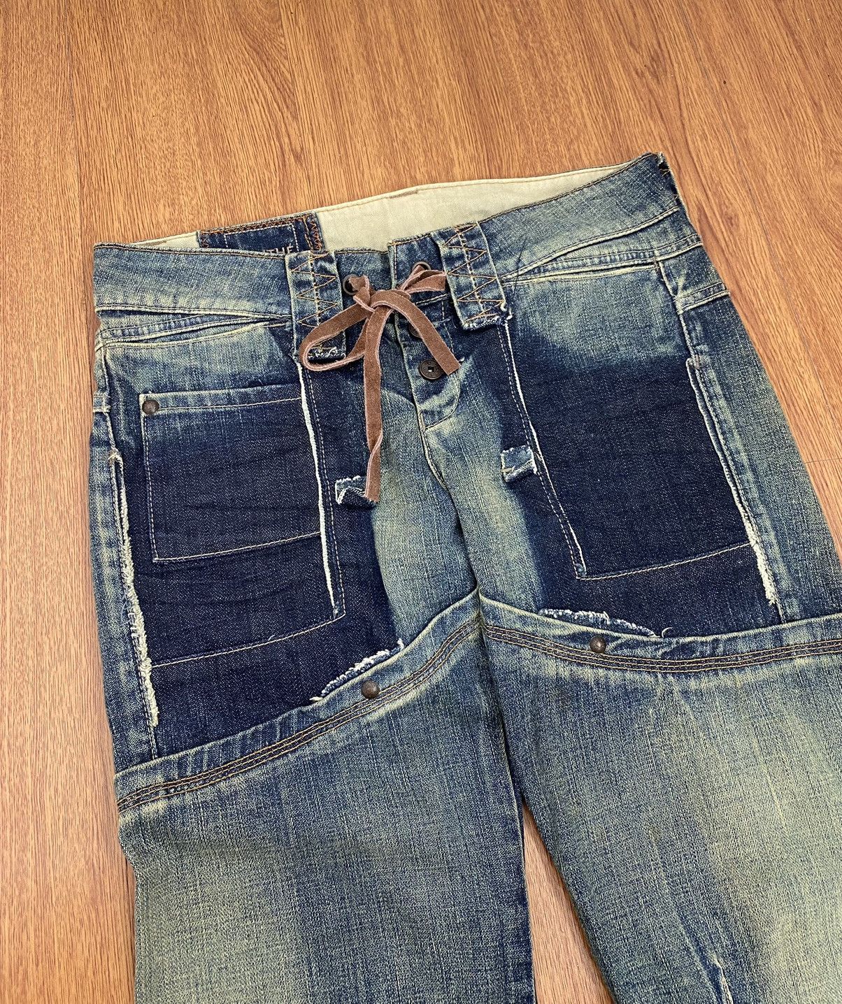 Marithe + Francois Girbaud Marithe francois girbaud flared multipocket jeans Size US 29 - 4 Thumbnail