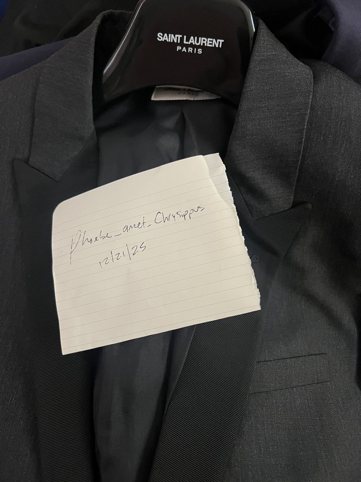 Saint Laurent Paris Casual Tuxedo jacket Size 50R - 7 Thumbnail