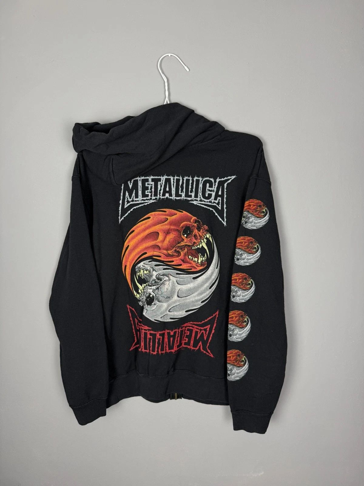 Metallica Vintage Metallica Yin Yang Skull Hoodie Band Sweatshirt 2020 Size US M / EU 48-50 / 2 - 4 Thumbnail