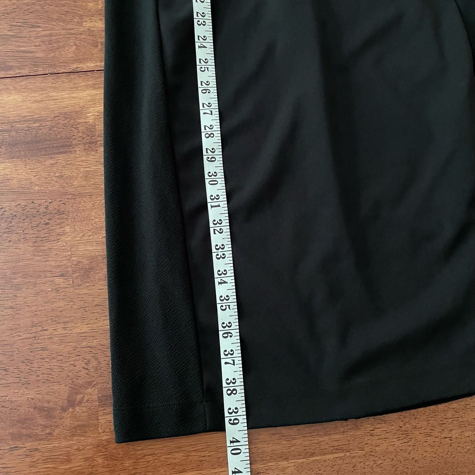 Zara Zara Crepe Sheath Dress Cross Over Neck Wide Straps Black L Size L / US 10 / IT 46 - 9 Thumbnail
