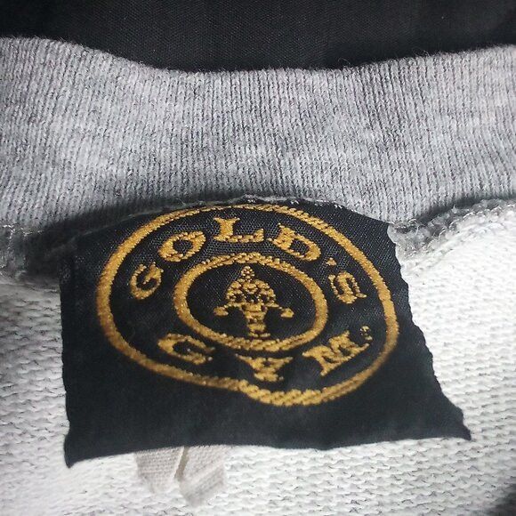 Other Vintage 90s Gold's Gym USA Cropped Crewneck Sweatshirt Size L / US 10 / IT 46 - 4 Thumbnail
