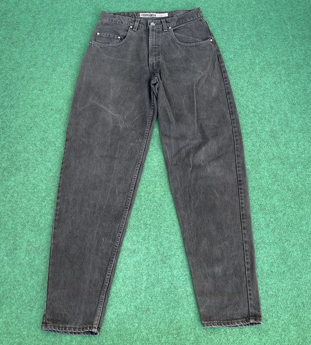 Vintage Levis Silvertab Baggy Faded Black 80s Jeans | Grailed