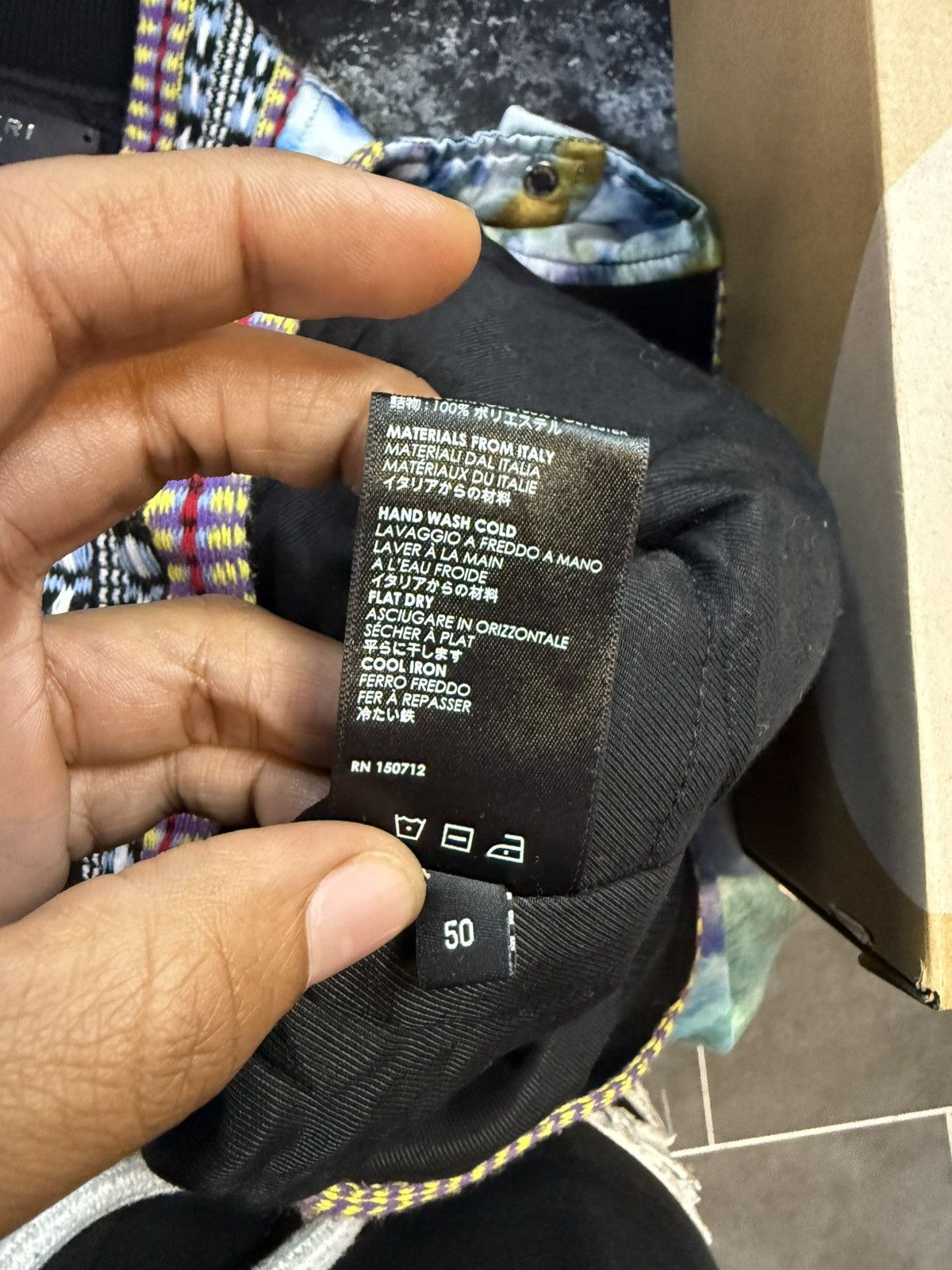 Amiri Amiri Tie Dye Bomber with Embroidered Cuffs Size US M / EU 48-50 / 2 - 6 Thumbnail