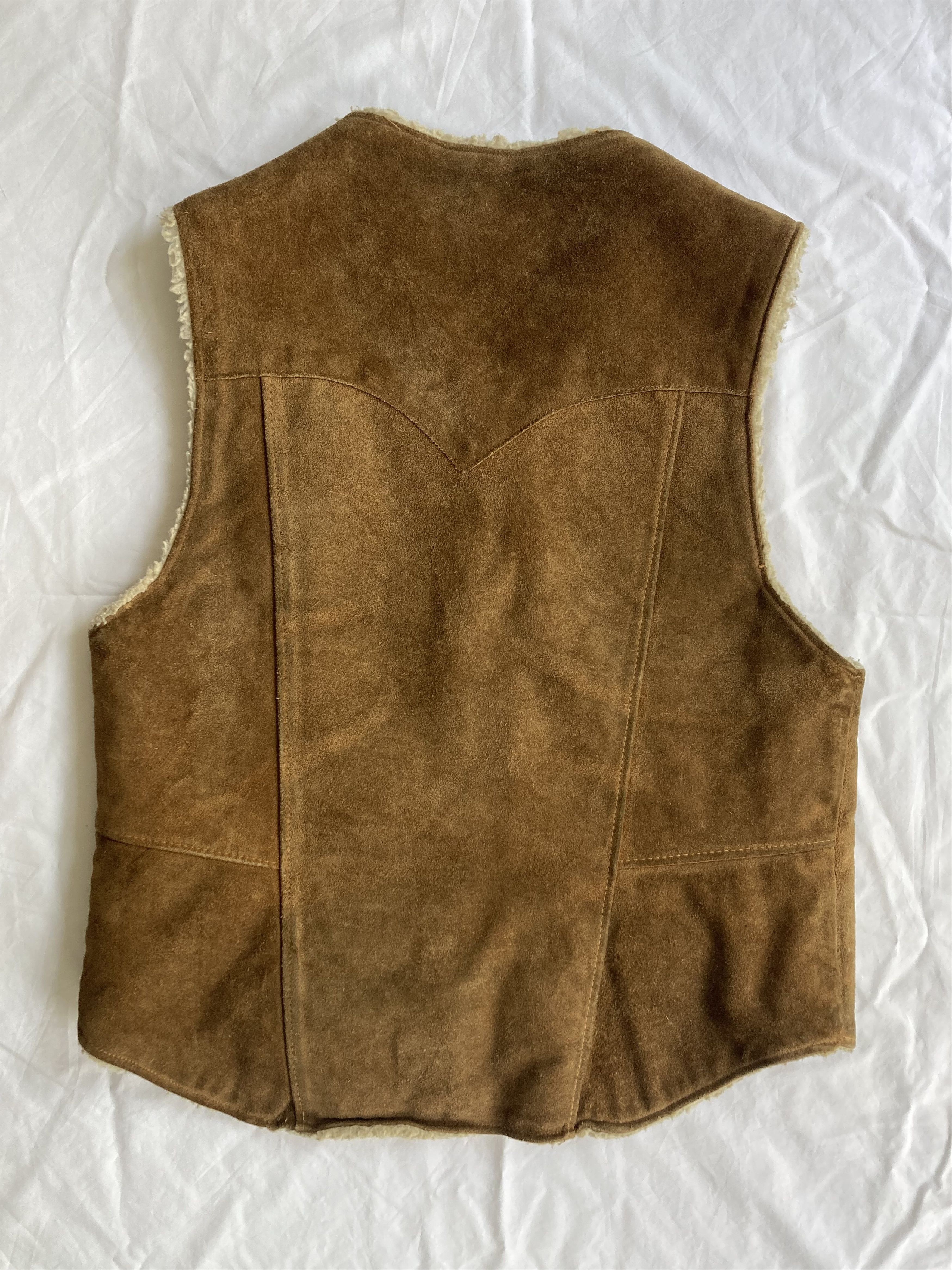 Schott × Vintage Vintage Suede Leather Rancher Vest Size US M / EU 48-50 / 2 - 3 Thumbnail