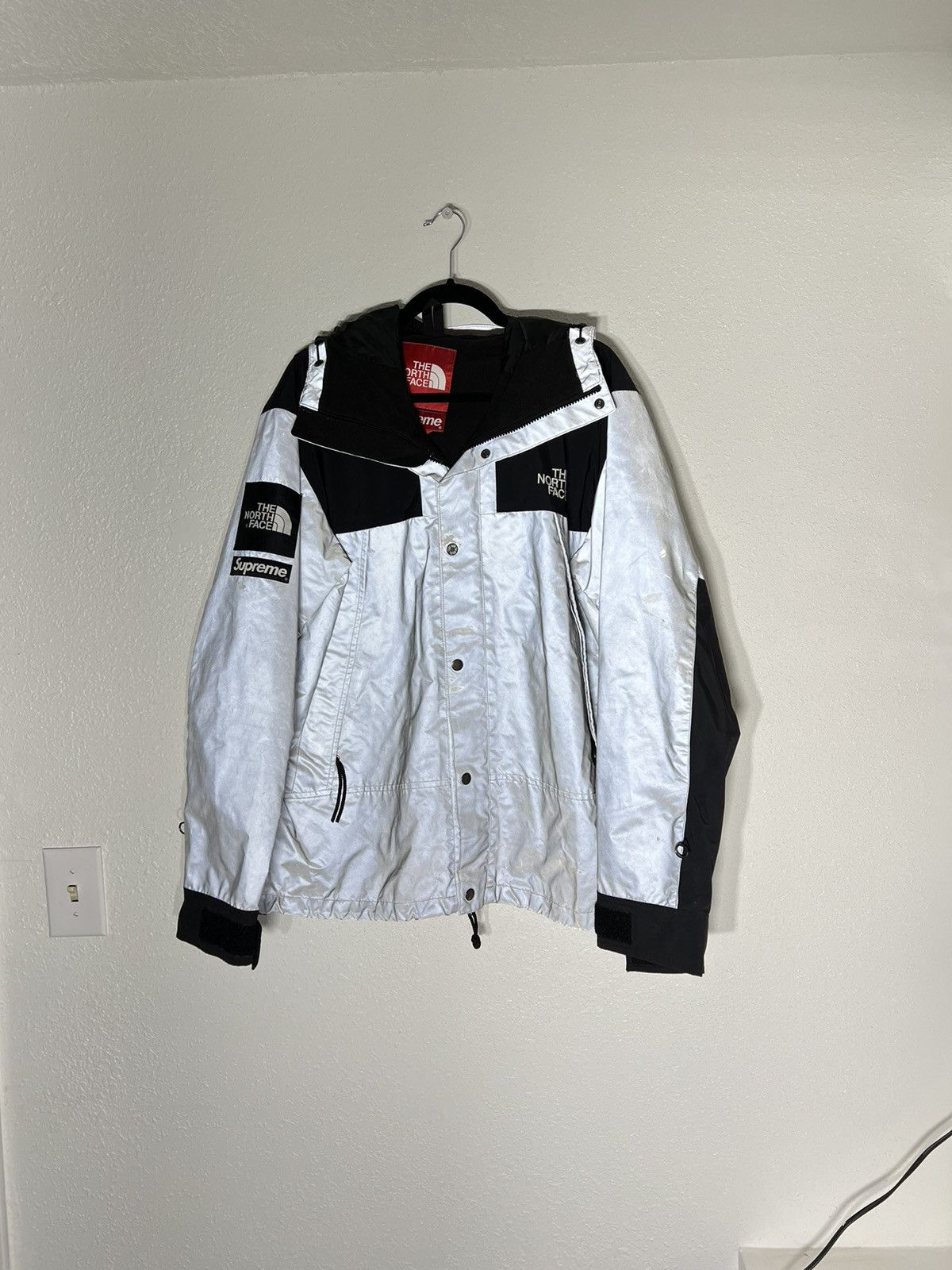 North face supreme reflective jacket clearance